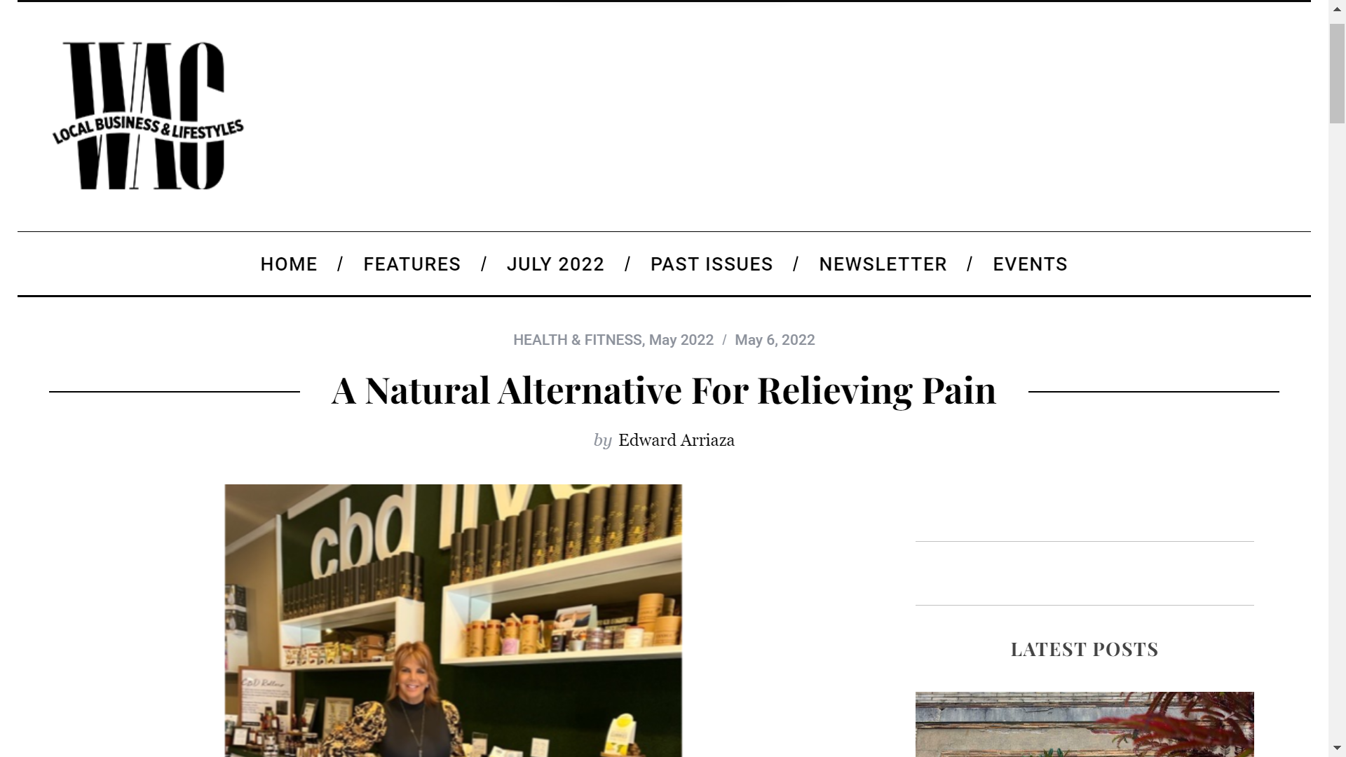 CBD Live Natural has been in operation since 2015 and, as its name suggests, offers CBD products, its overall goal being to improve the health of its clientele. Owned by Marcie Manfredonia-Siciliano and located at 720 N. Bedford Road in Bedford Hills