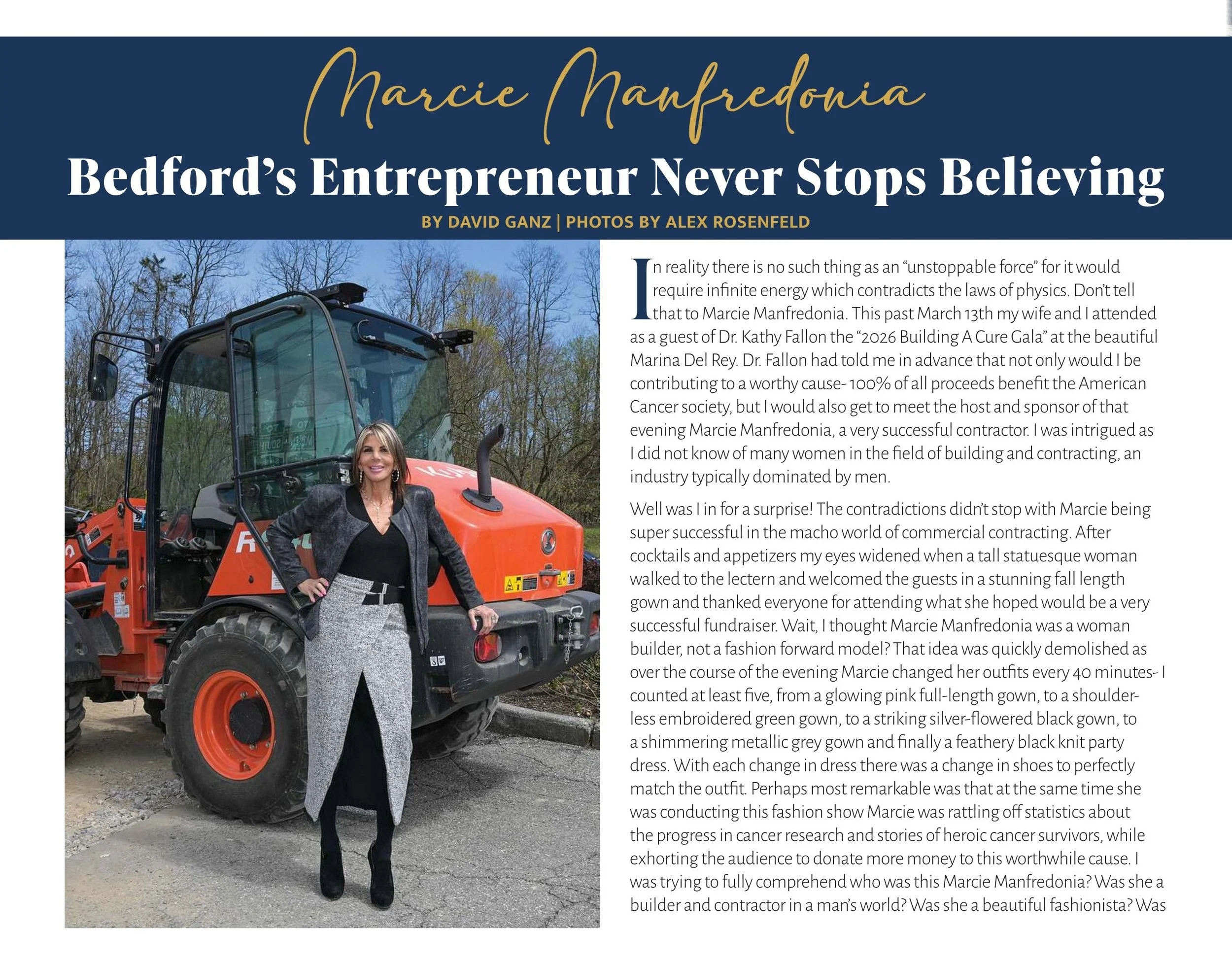 Armonk Neighbors featured story of Marcie Manfredonia.