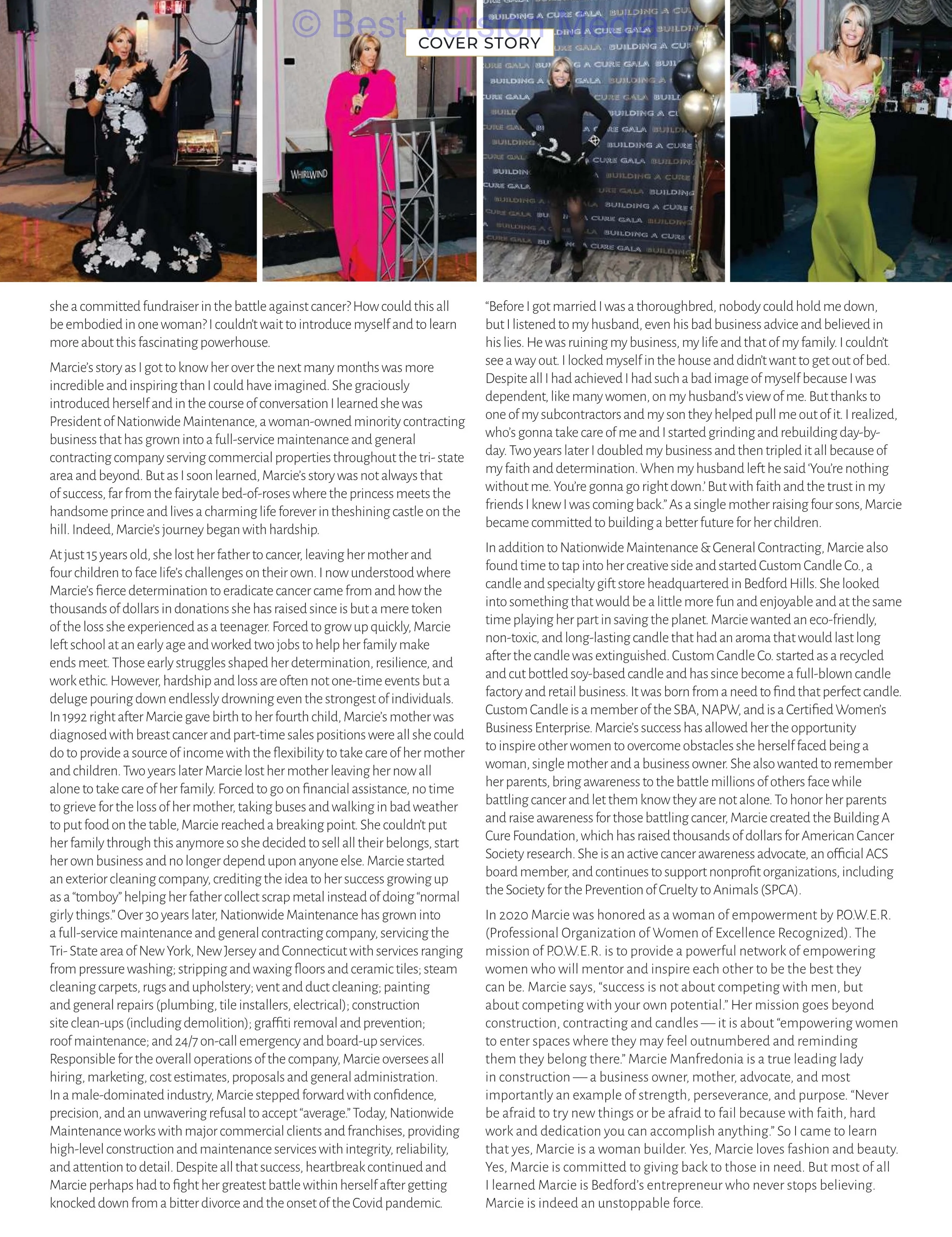 Armonk Neighbors featured story of Marcie Manfredonia.