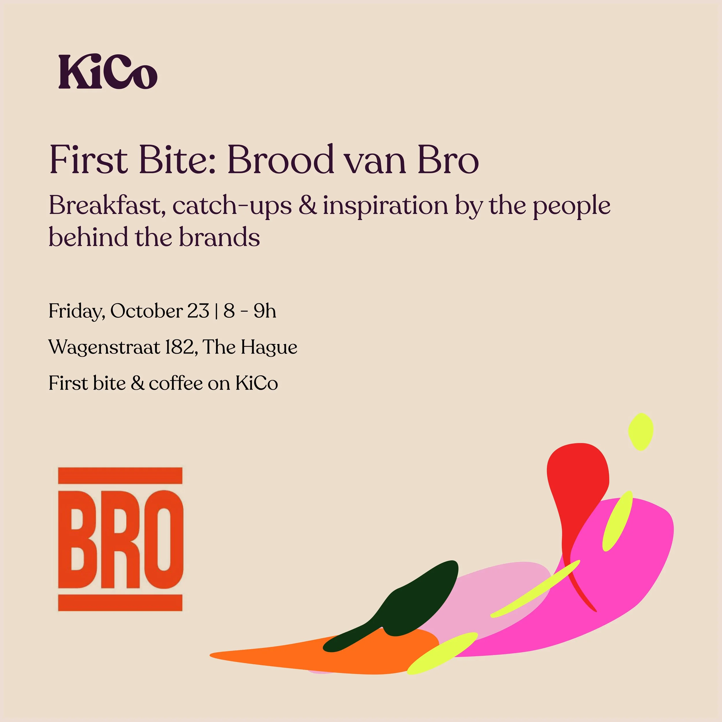 Eerste hap: Brood van Bro