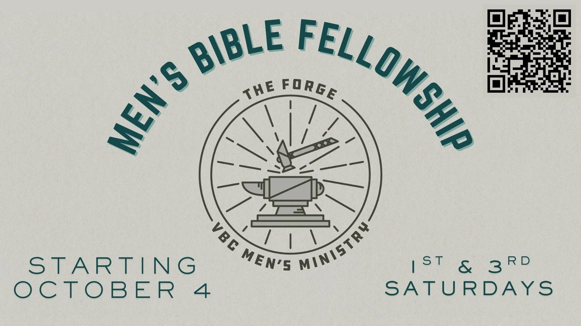 The Forge - Men’s Bible Fellowship