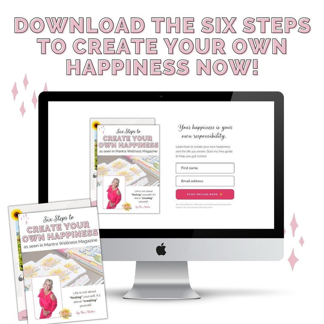 If you haven&rsquo;t grabbed my HAPPINESS GUIDE, I invite you to do so! 🤗

It&rsquo;s a rough outline of what I teach my clients in my Start to Bloom - Rediscover the Real You &trade;️ coaching program! 🌻

And it&rsquo;s FREE! 🎉

Visit my website,