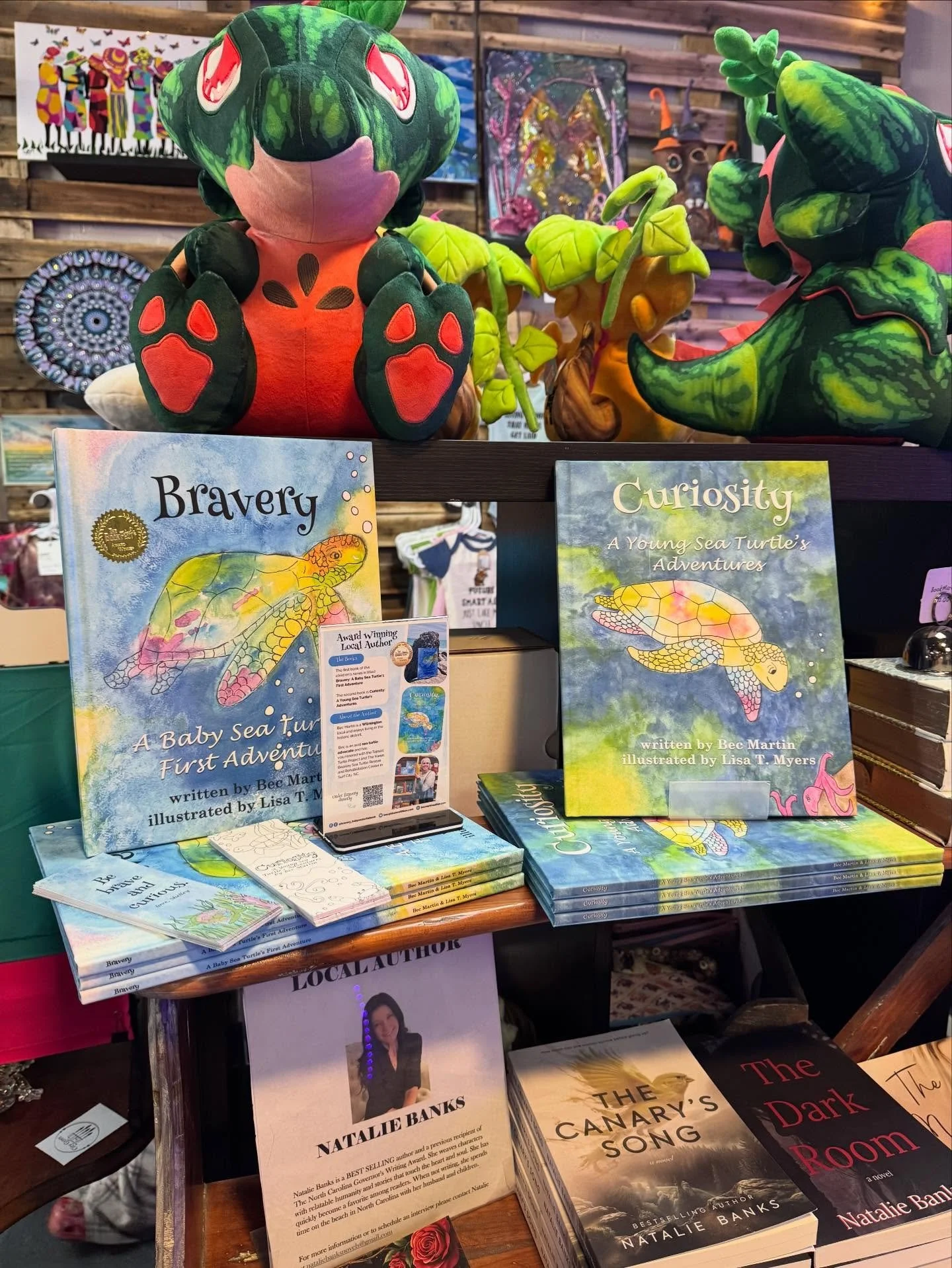 Just restocked both Bravery &amp; Curiosity at @citygypsyboutique in downtown Wilmington! 

Such a cool shop carrying work by local artists exclusively! 

Go check out the shop for unique, locally crafted items. Great for gift giving. And snag books 