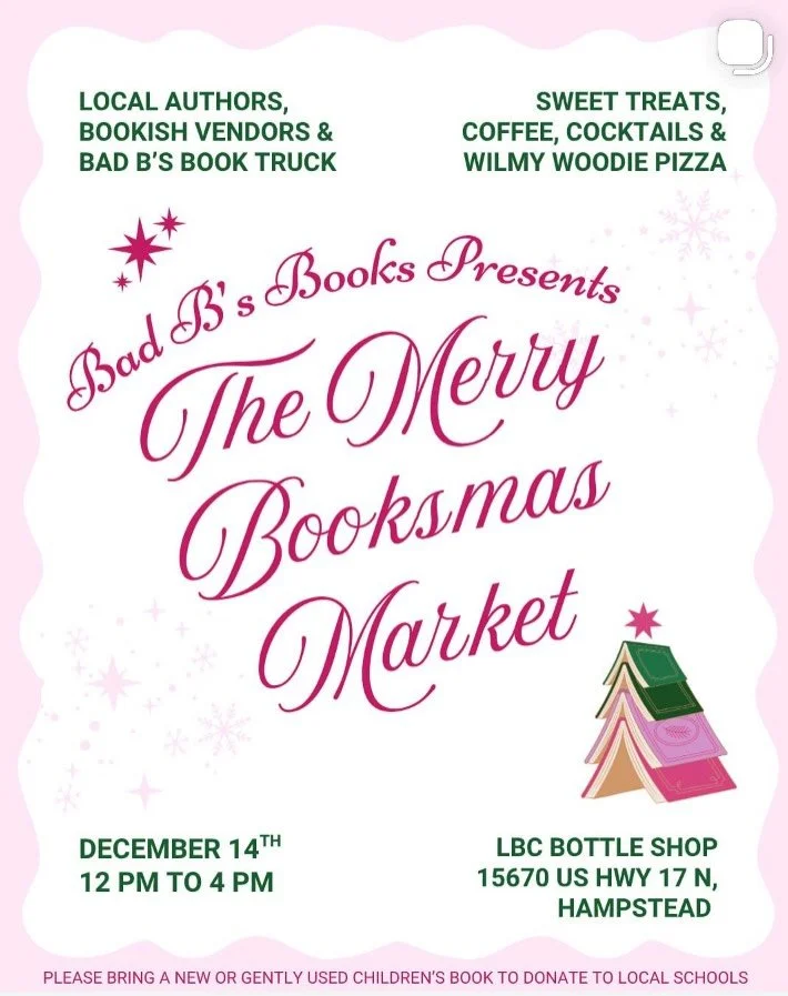 Come out Sunday afternoon to hopefully finish up your holiday shopping! All sorts of bookish goodies for you &amp; local authors to meet! I'll be there with both Bravery &amp; Curiosity &amp; all my cute Shelley merch! 🌊🐢🐙🪸

#holidayshopping #sho