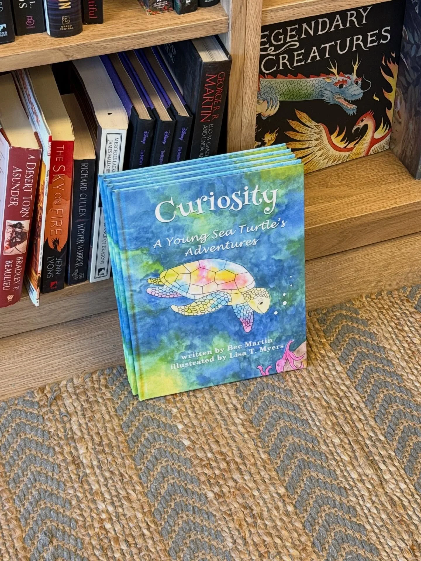 Spotted at @palousenc in Leland! Love when friends send me pictures of my books out in the wild!! 🌊🐢📚

#localauthor #childrensbooks #braverybabyseaturtlebook #curiosityseaturtlebook #seaturtleconservation