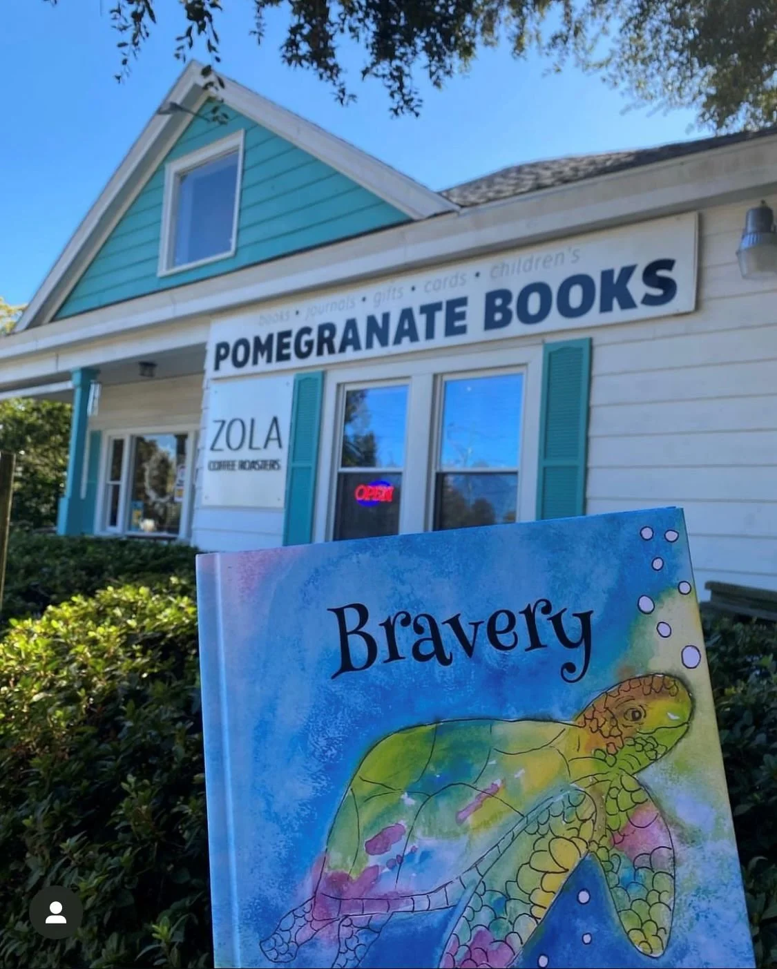 Bravery at Pomegranate Books in Wilmington, NC