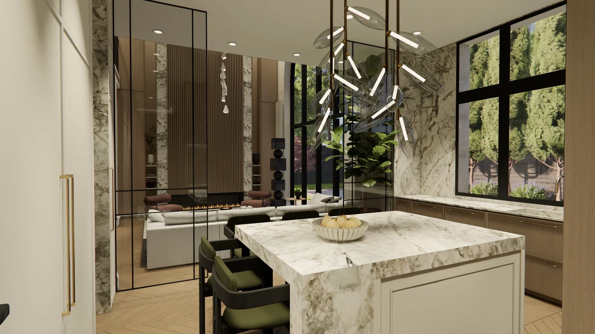 RENDERINGS BY J.W. INTERIORS