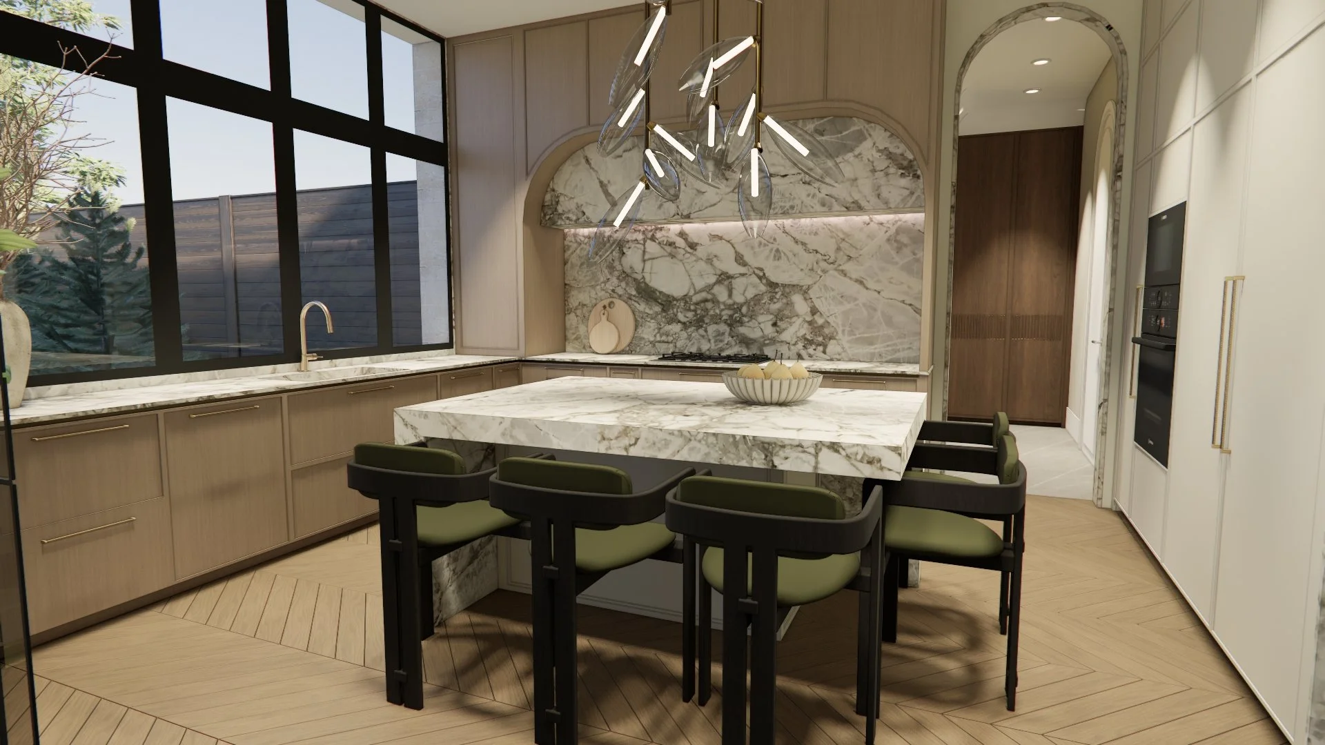 RENDERINGS BY J.W. INTERIORS