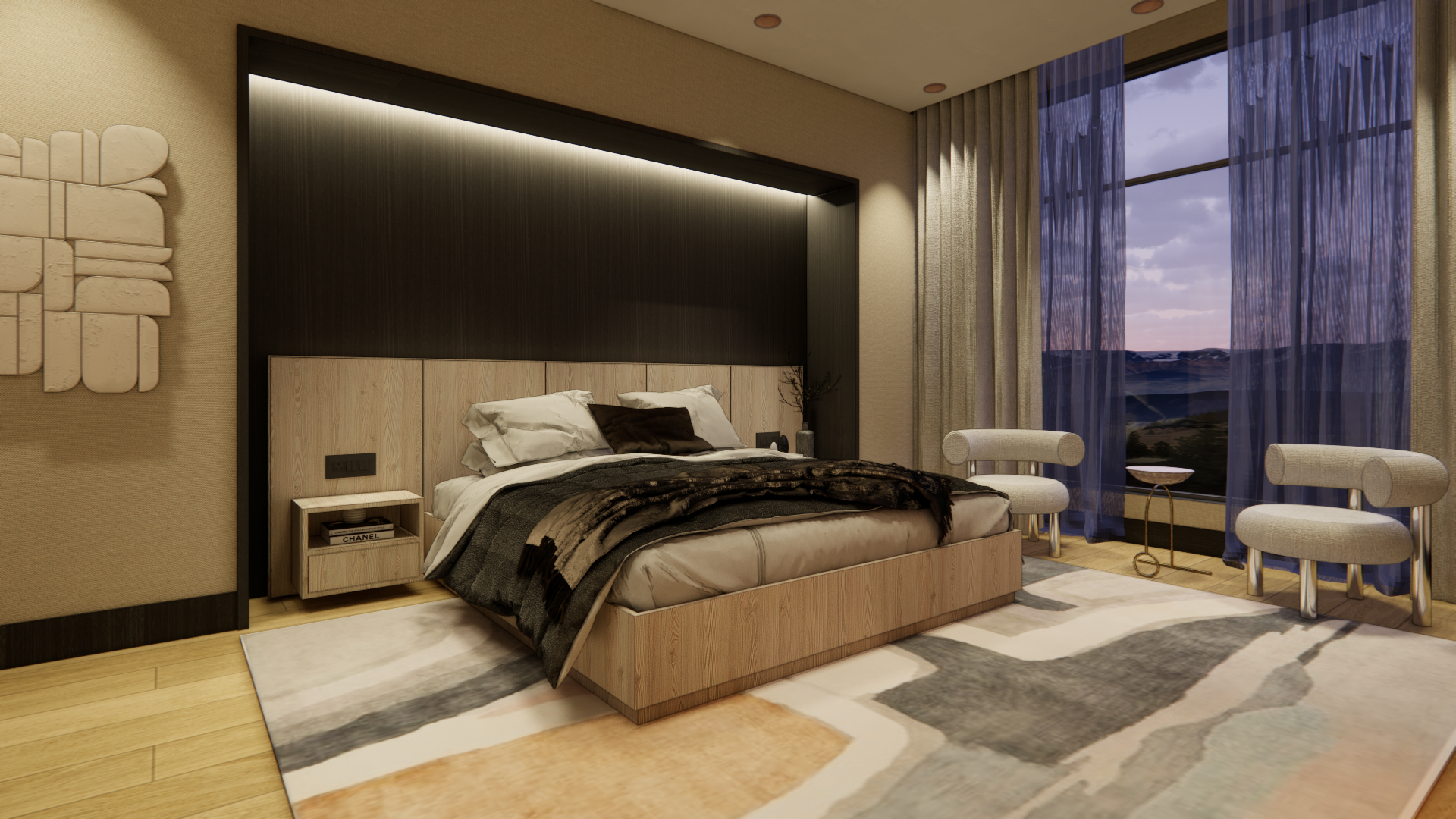 Primary Bedroom - Bed Niche