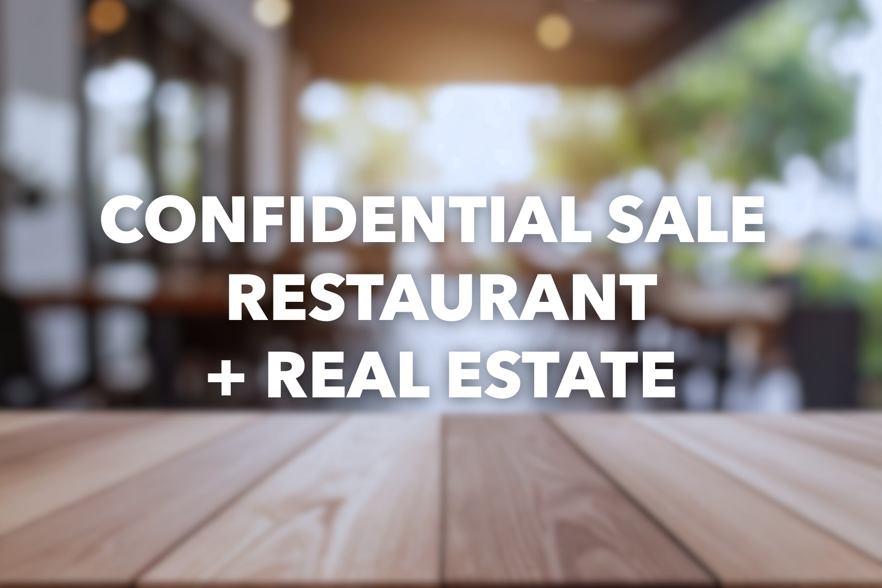 Confidential Restaurant