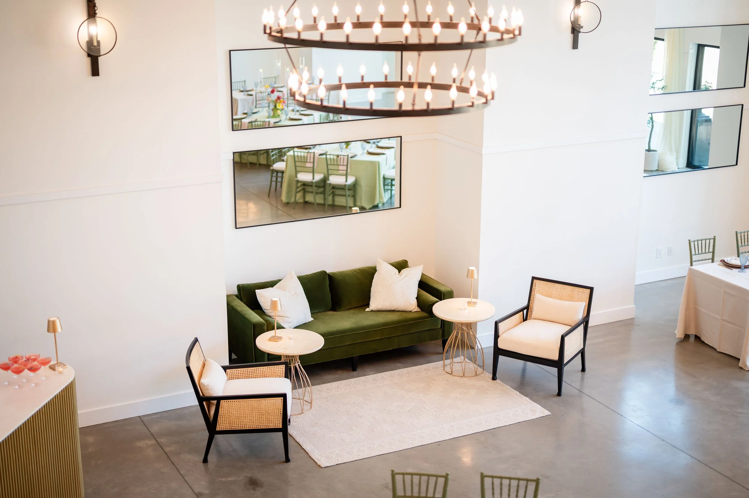 Natural light reception hall at Southall Meadows Nashville wedding venue