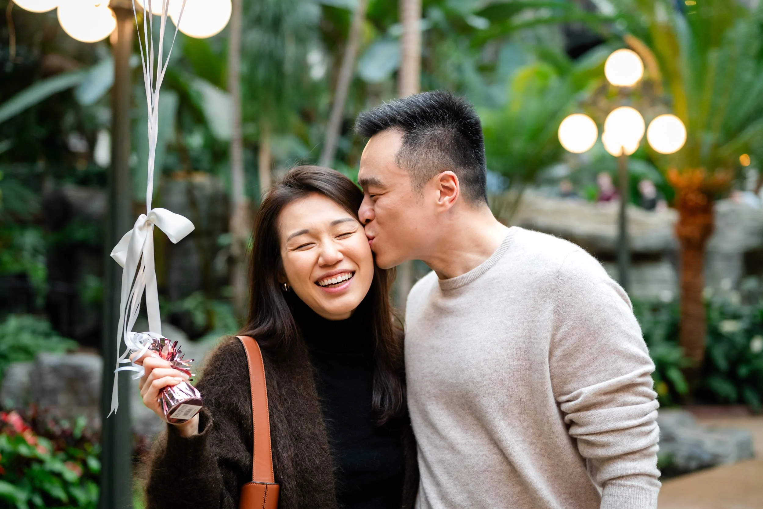 Nashville Engagement Photos at Gaylord Opryland Resort & Convention Center