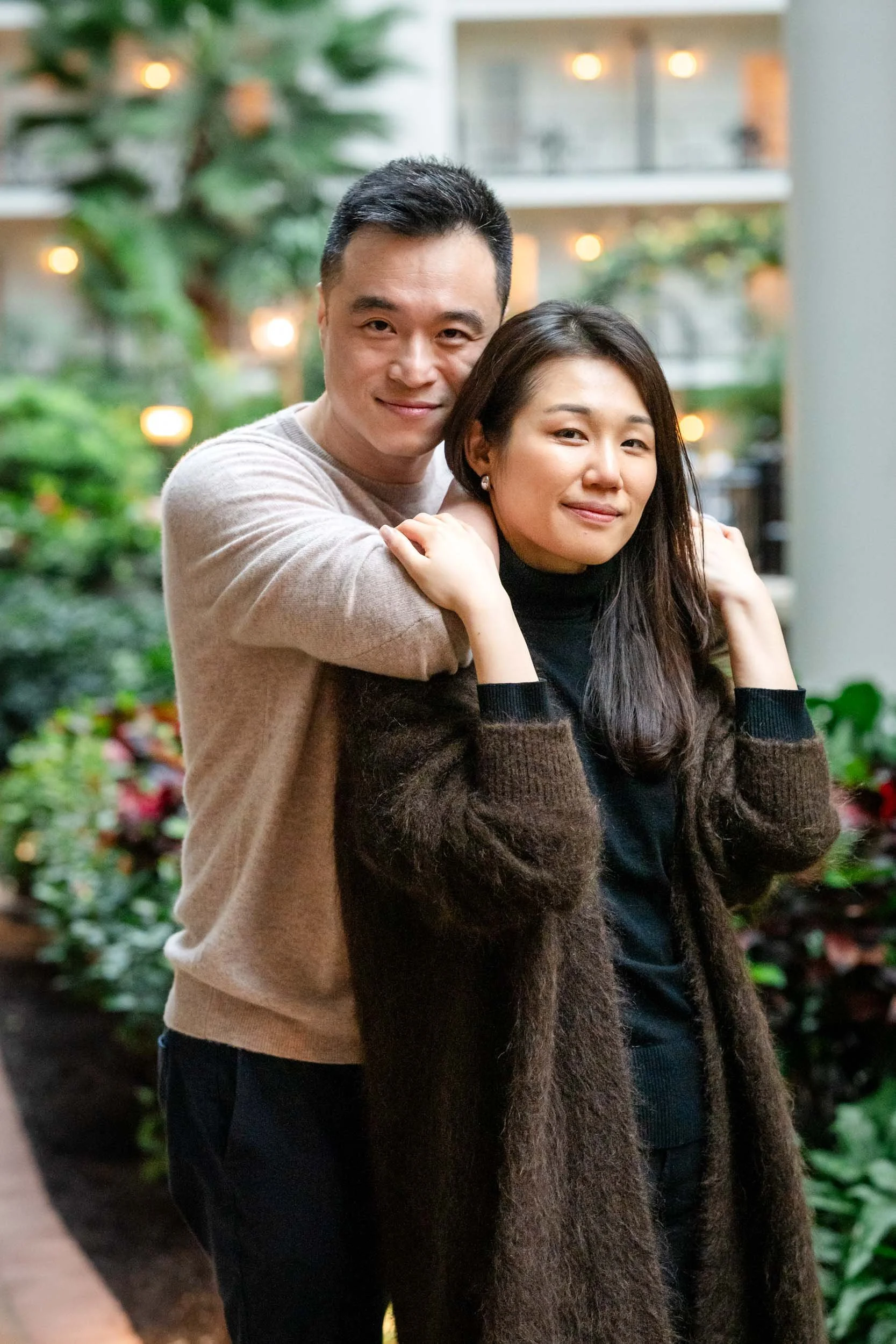 Man and woman engagement photos nashville TN