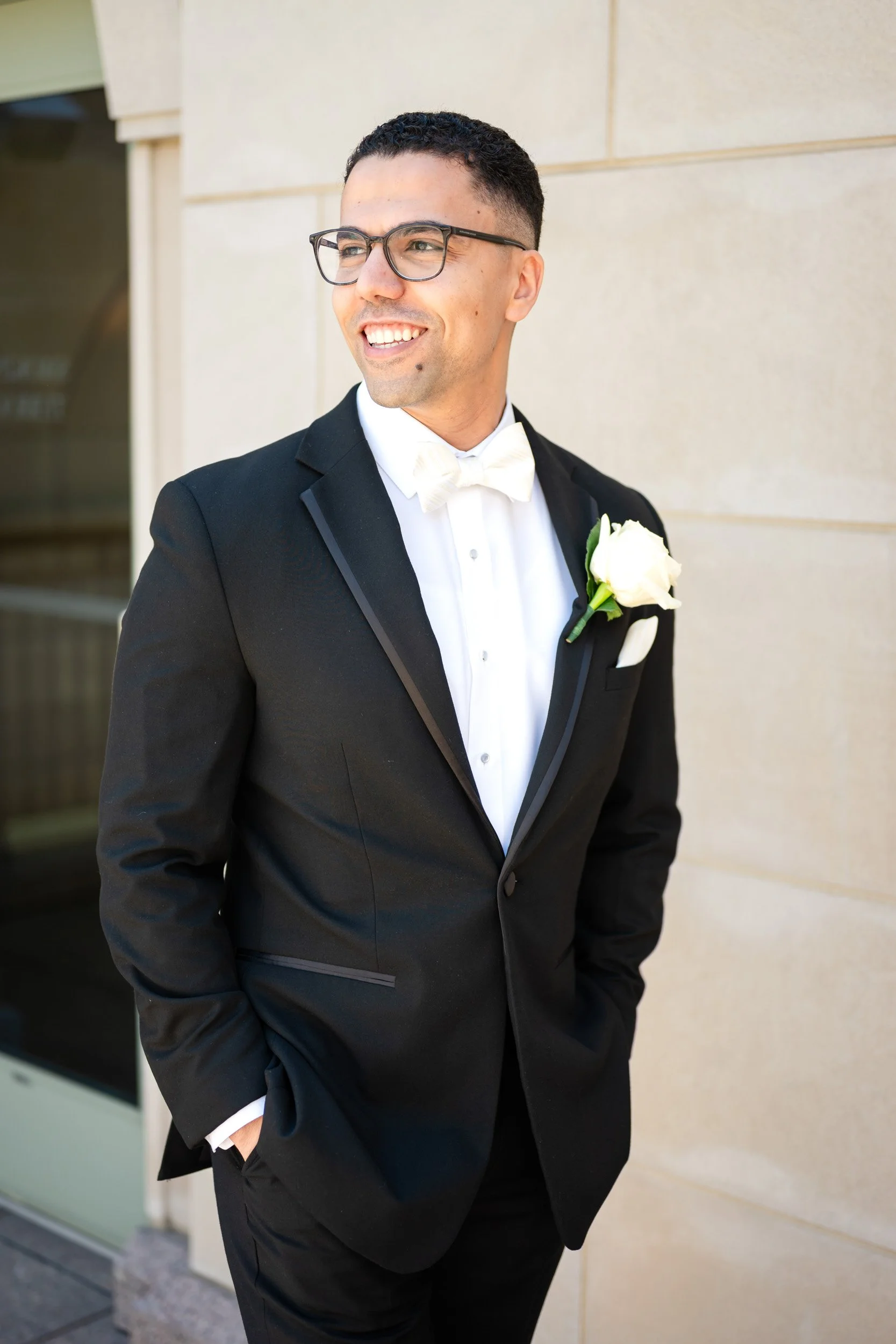 Groom Portrait Nashville Symphony Schermerhorn Symphony Center Wedding Photography