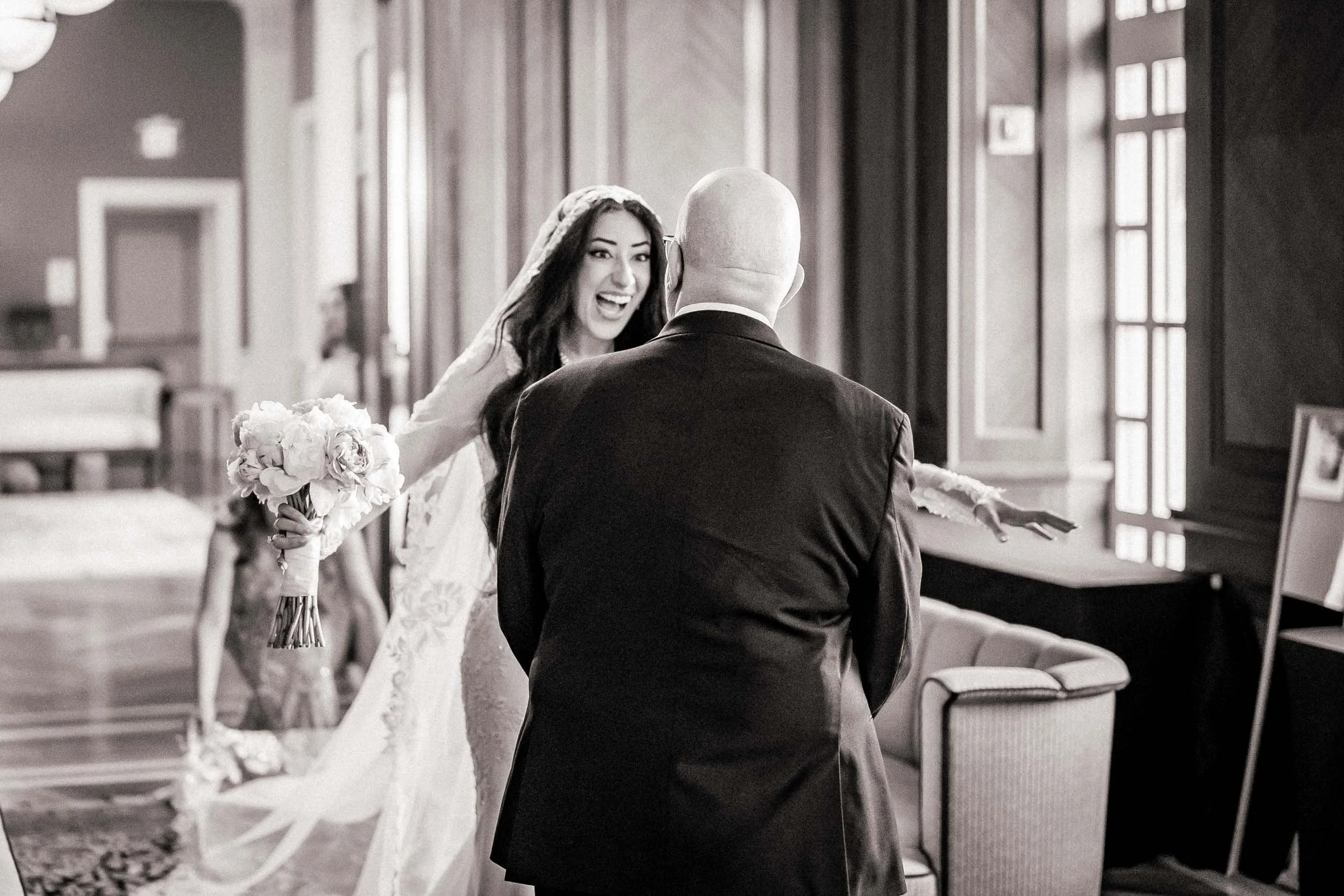 First Look Nashville Symphony Schermerhorn Symphony Center Wedding Photography