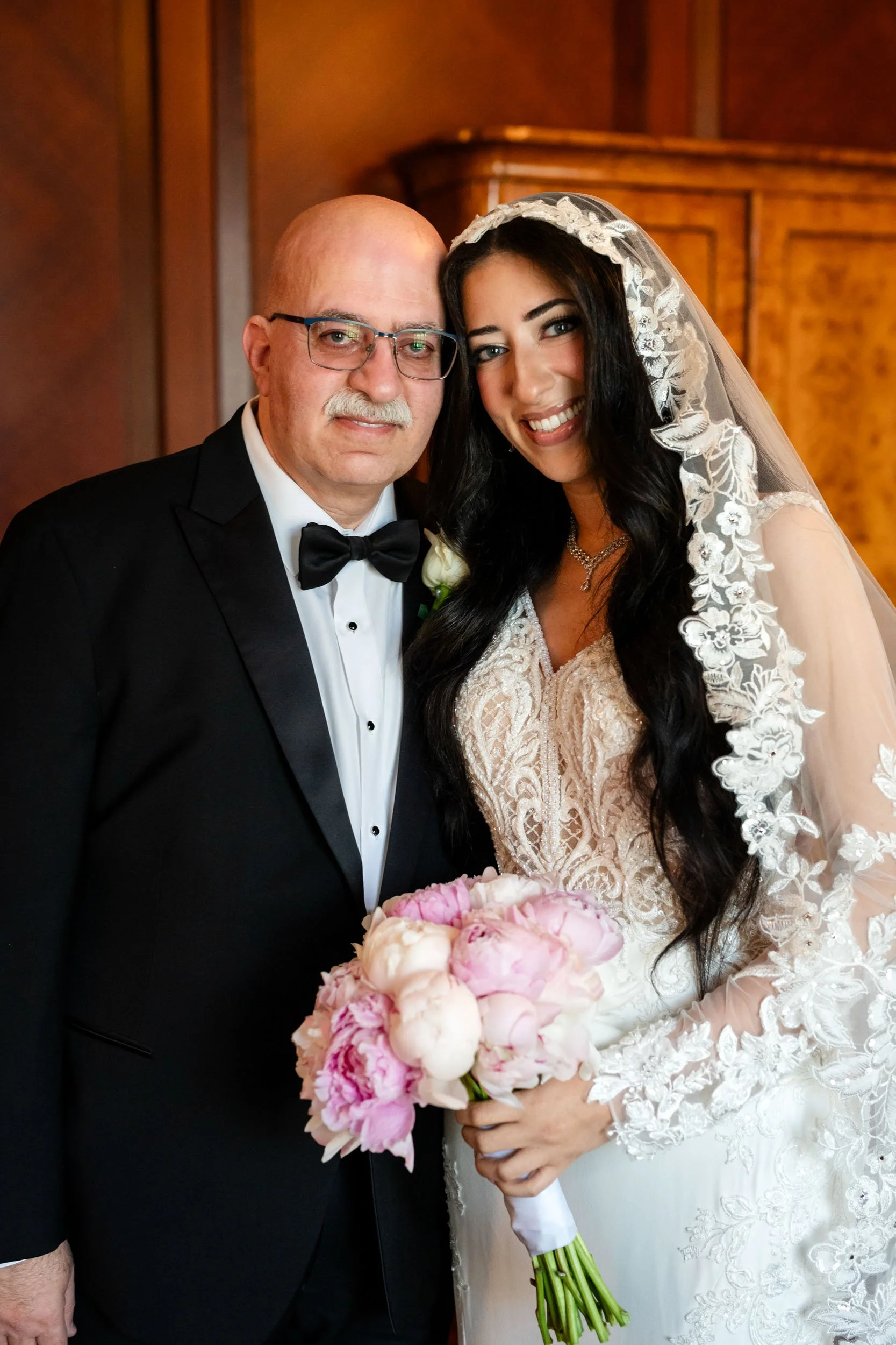 Bride and Dad Nashville Symphony Schermerhorn Symphony Center Wedding Photography