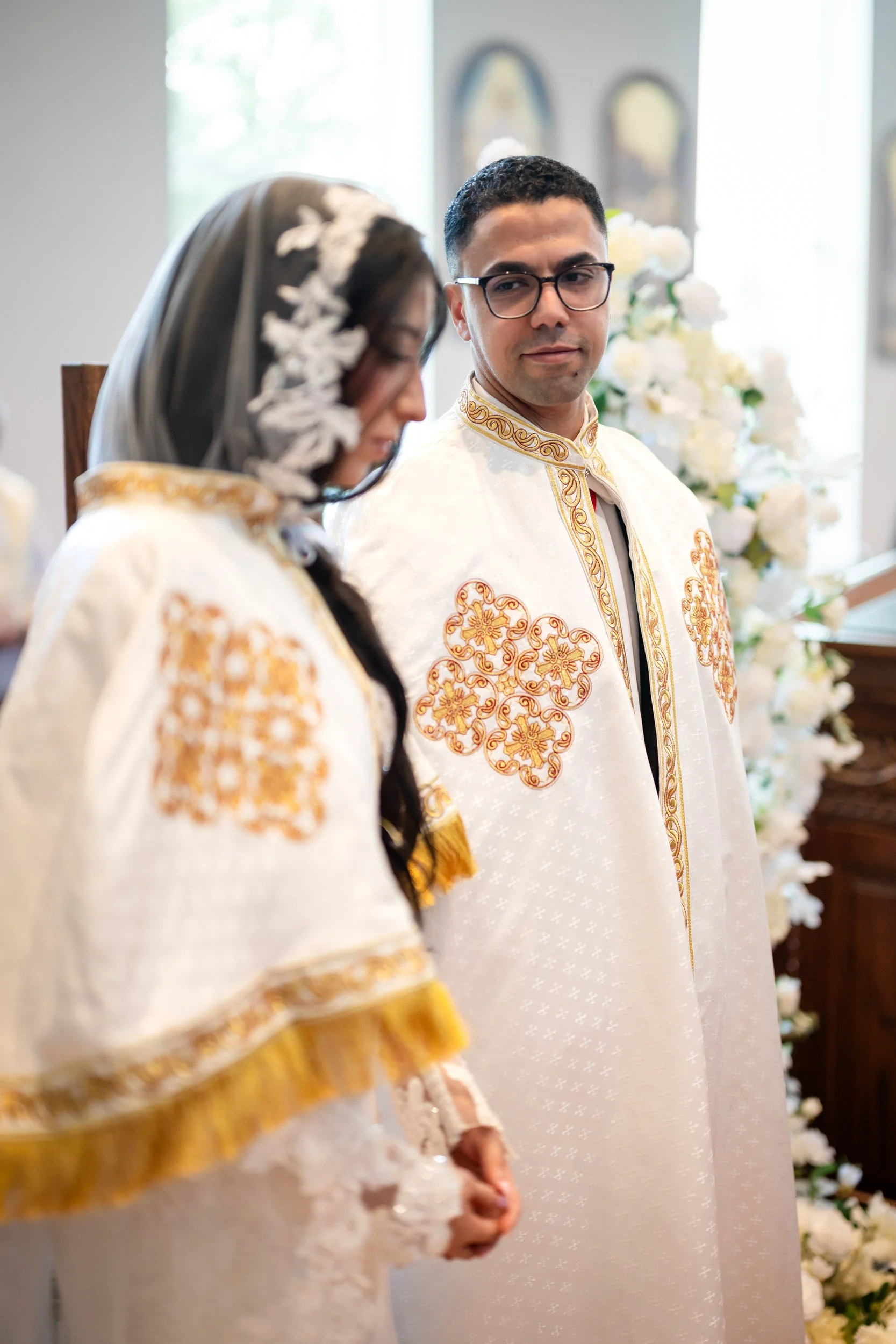 Saint Barbara Orthodox Wedding Nashville Symphony Schermerhorn Symphony Center Wedding Photo