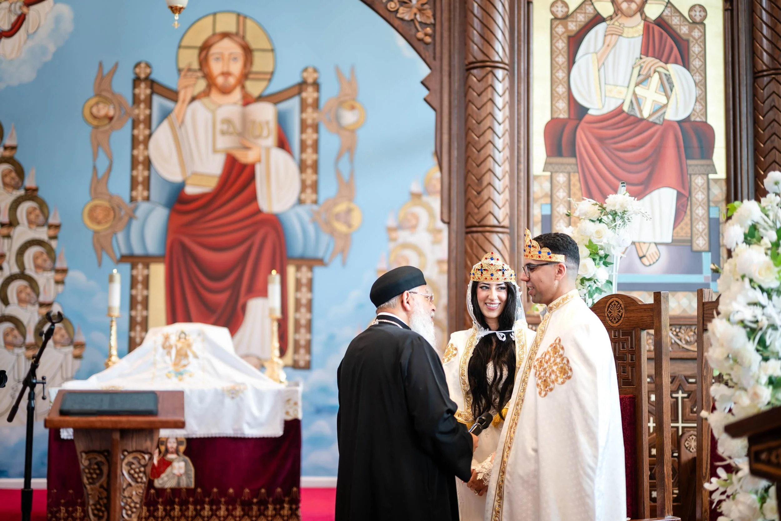 Saint Barbara Orthodox Wedding Nashville Symphony Schermerhorn Symphony Center Wedding Photo