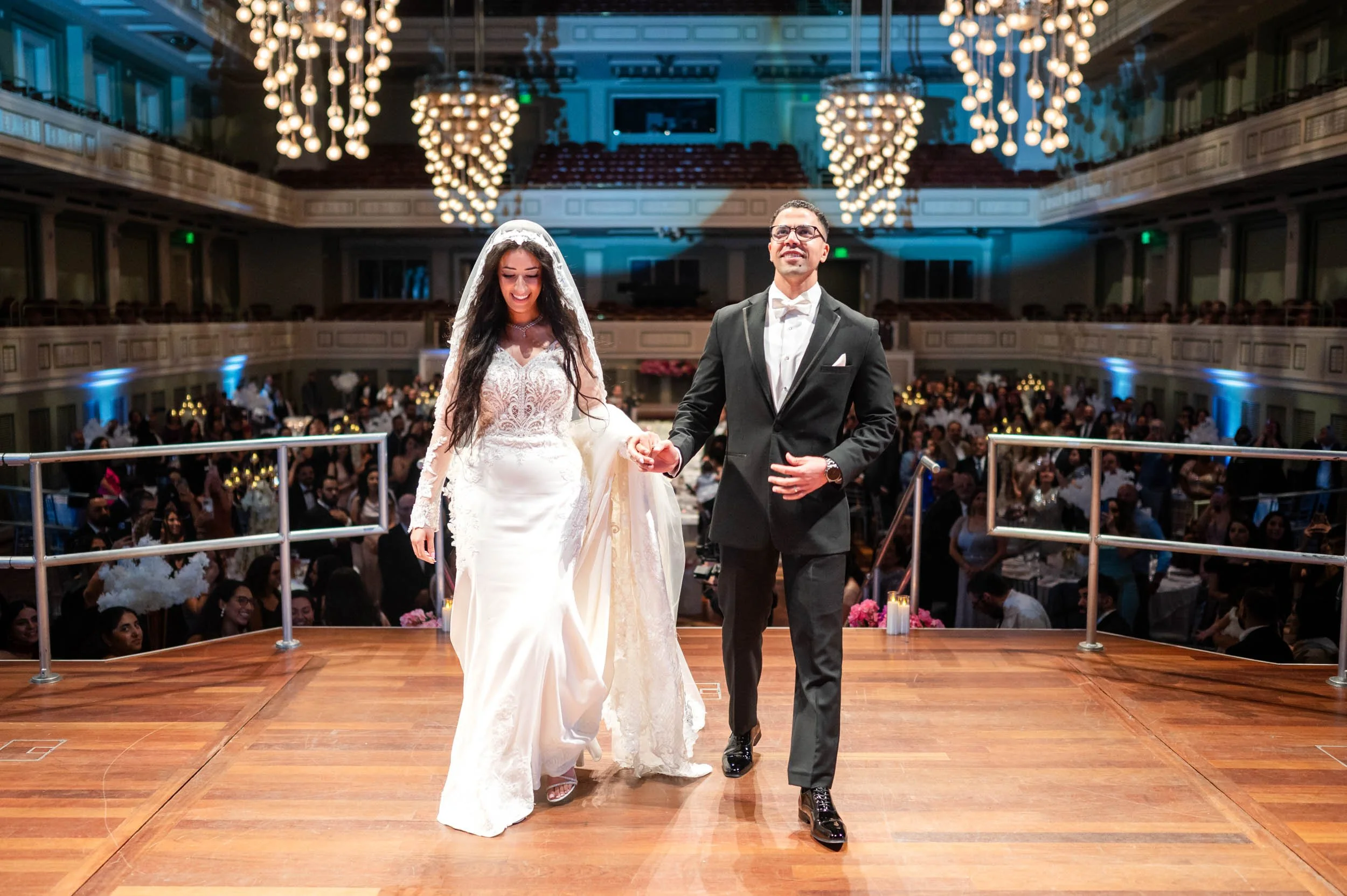 Bride and Groom First Dance Nashville Symphony Schermerhorn Symphony Center Wedding Photography