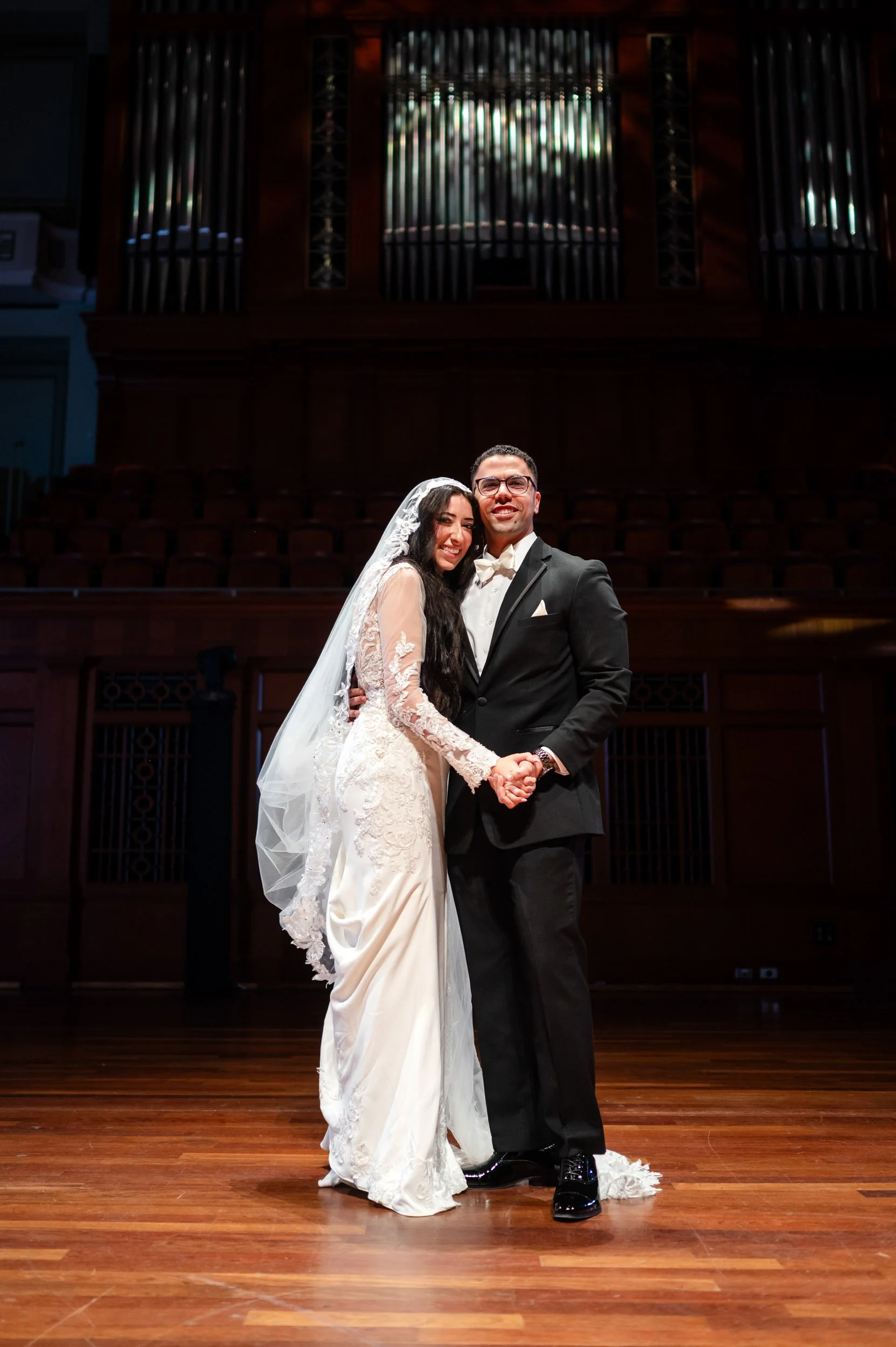 Bride and Groom First Dance Nashville Symphony Schermerhorn Symphony Center Wedding Photography