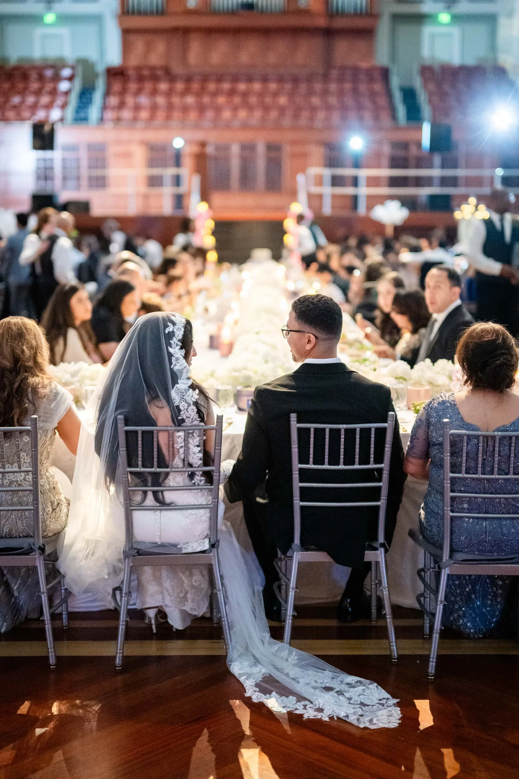 Bride and a Groom at Reception Nashville TN