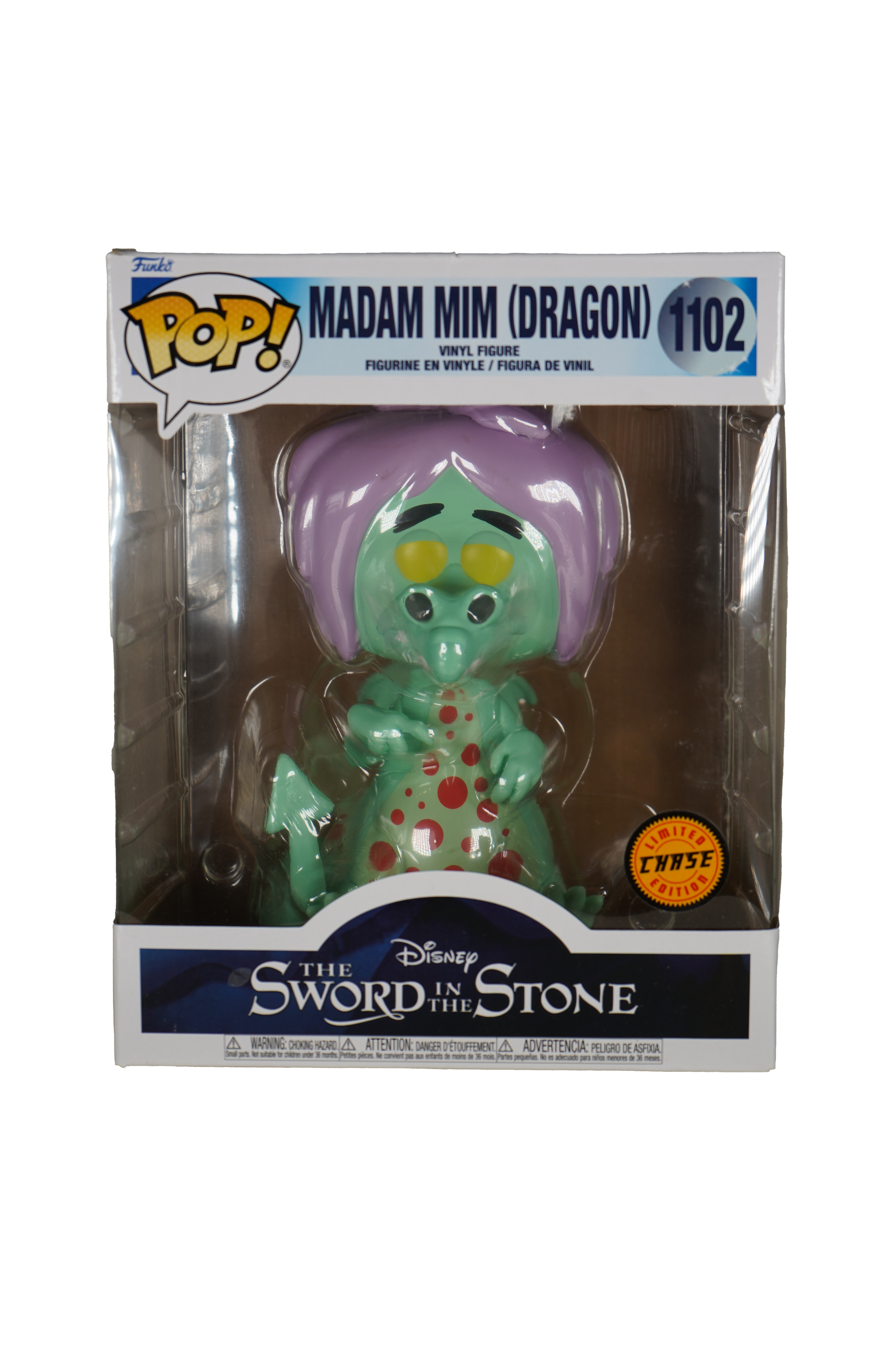 Madam Mim (Dragon) - Funko Pop! Disney #1102 Chase Super in Pop Protector