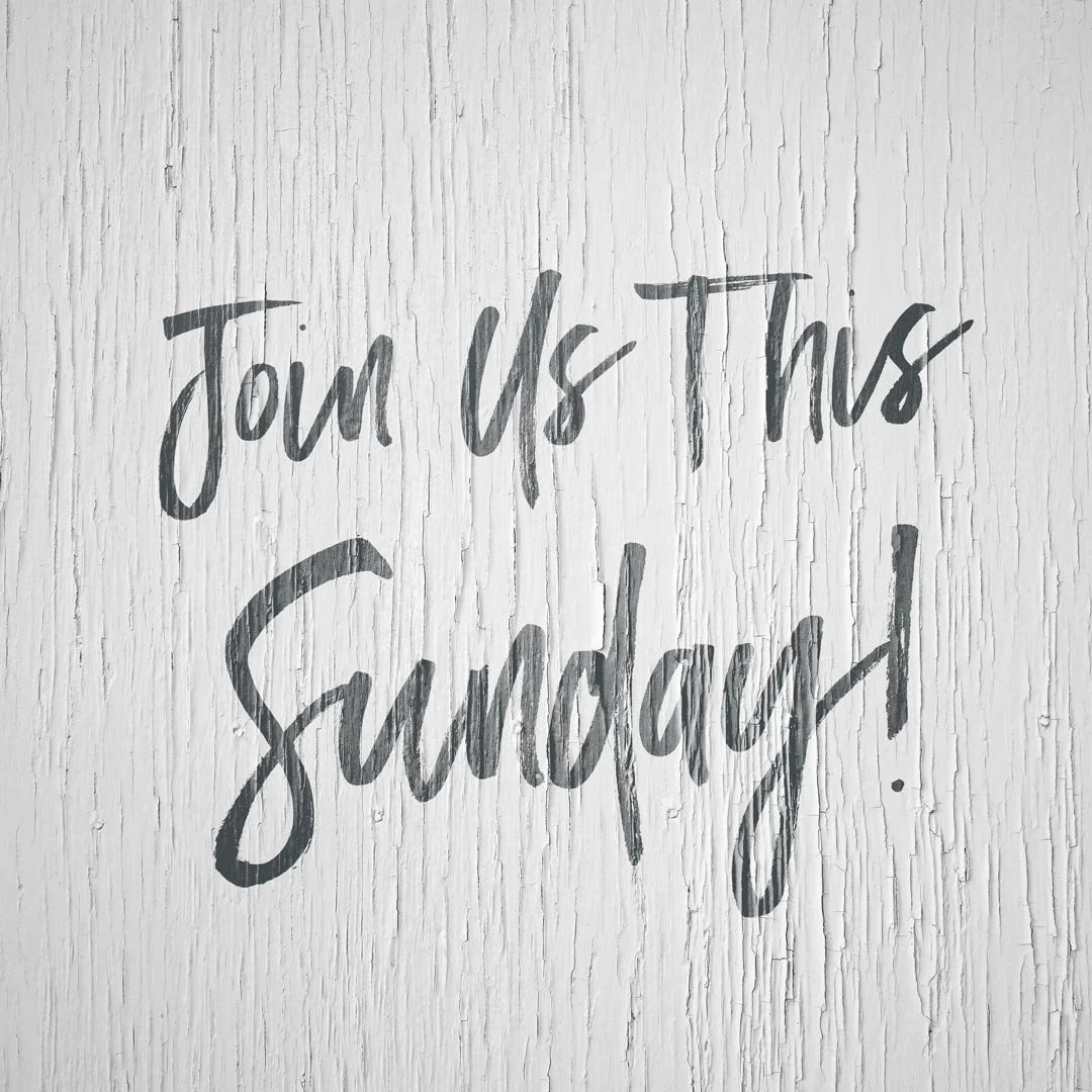 Church is the best possible place to be on a Sunday morning!