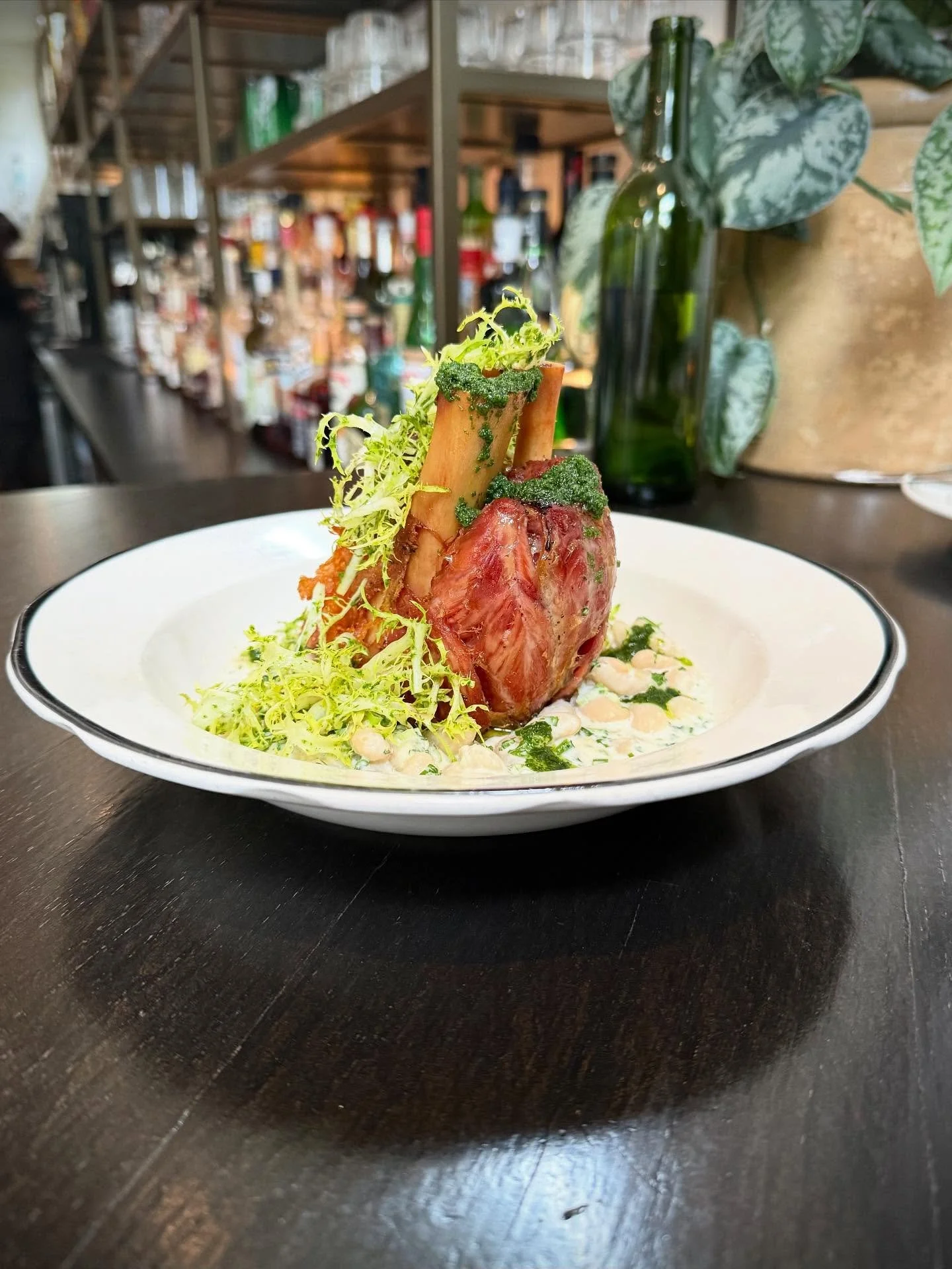 We&rsquo;ve got some beautifully delicious new stuff on the current menu: &thinsp;
Confit Pork Shank w/White Beans &amp; Parsley Pistou&thinsp;
Roasted Beets &amp; Poached Pears w/Blue Cheese &amp; Candied Pecans&thinsp;
Grilled Broccolini &amp; Cure