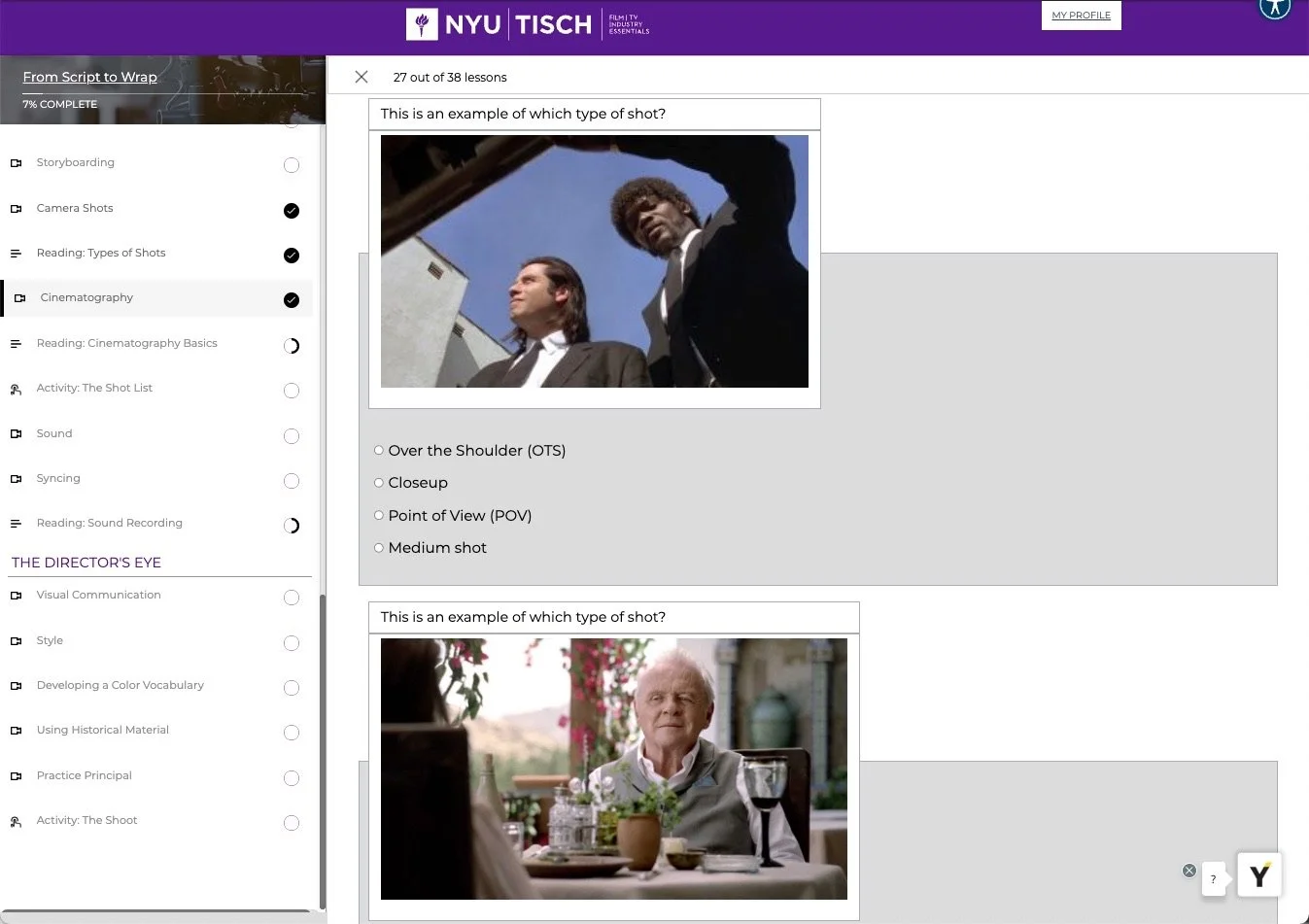 Knowledge-check quizzes might have a bad reputation, but any moment of questioning is also a teaching opportunity. They are used throughout to A) reinforce needed factual knowledge, B) encourage learners to consider points of differentiation other th