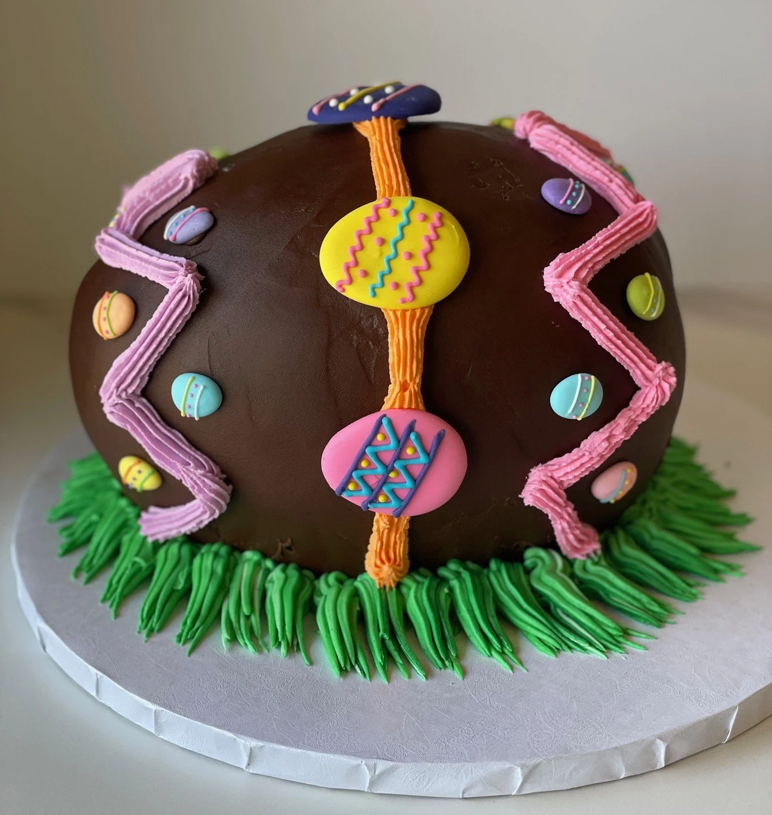 Modern Easter Egg Cake