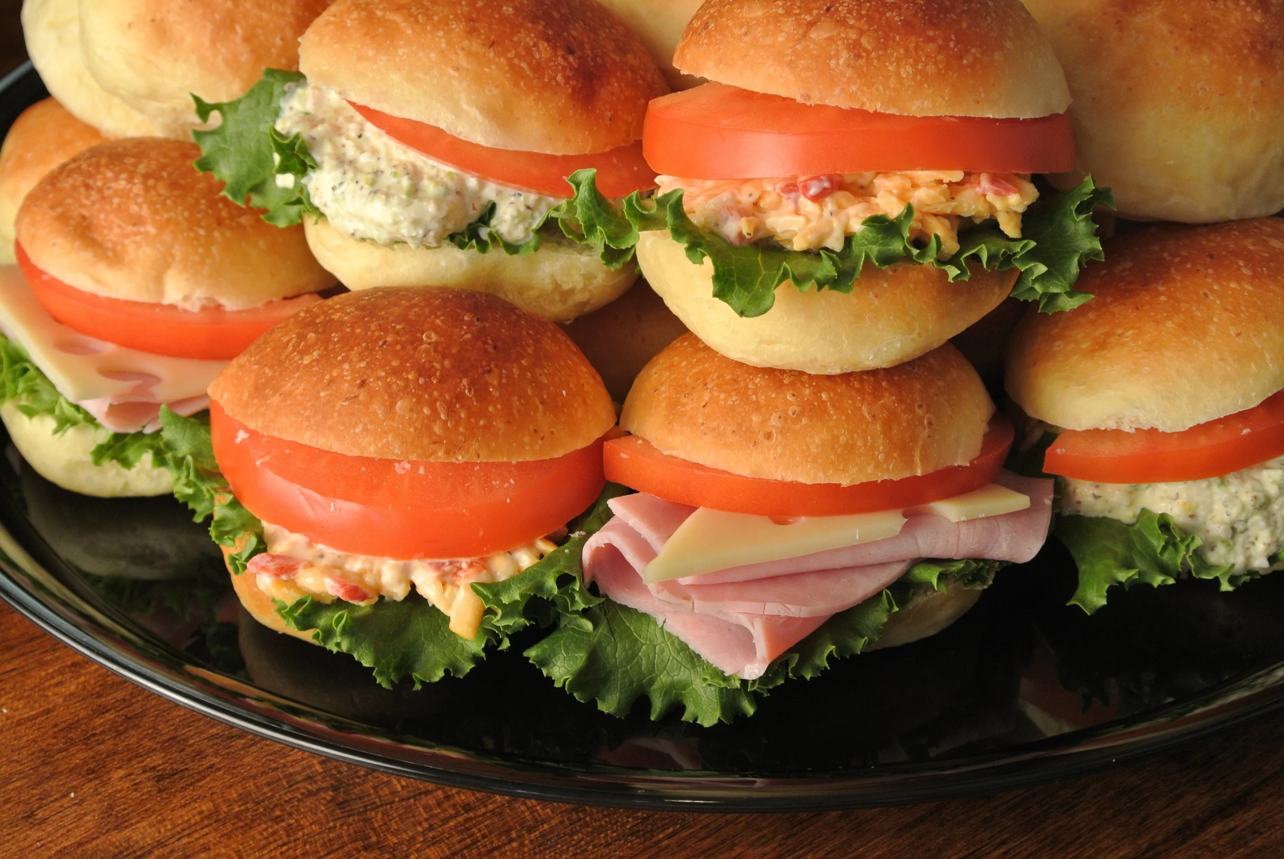 Petite Dinner Roll Sandwich Tray