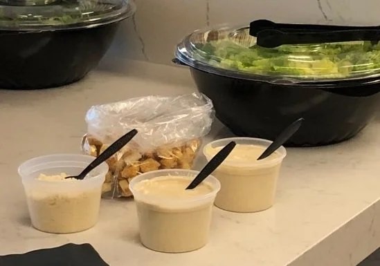 Caesar Salad Setup