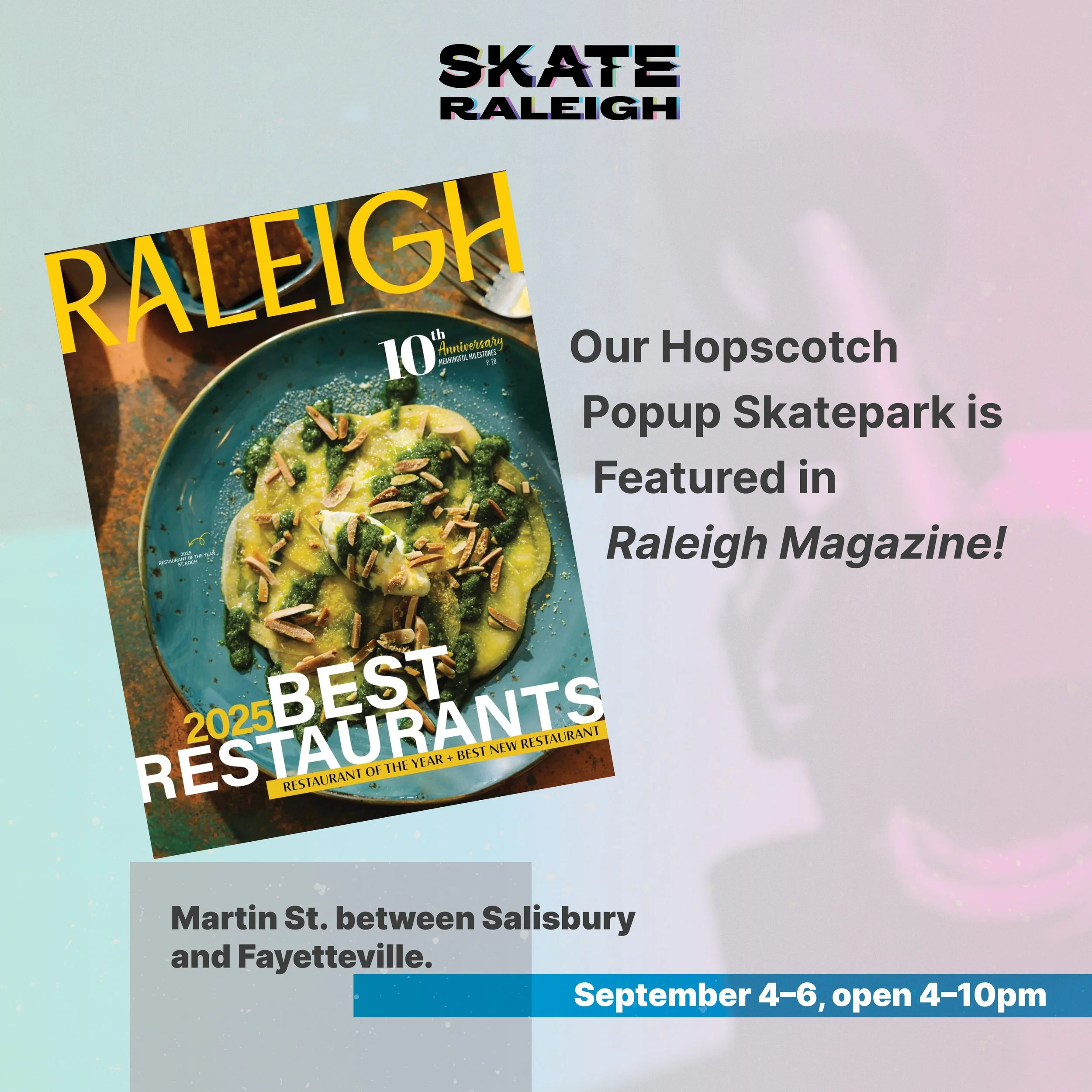 Hopscotch Popup Featured in Raleigh Magazine