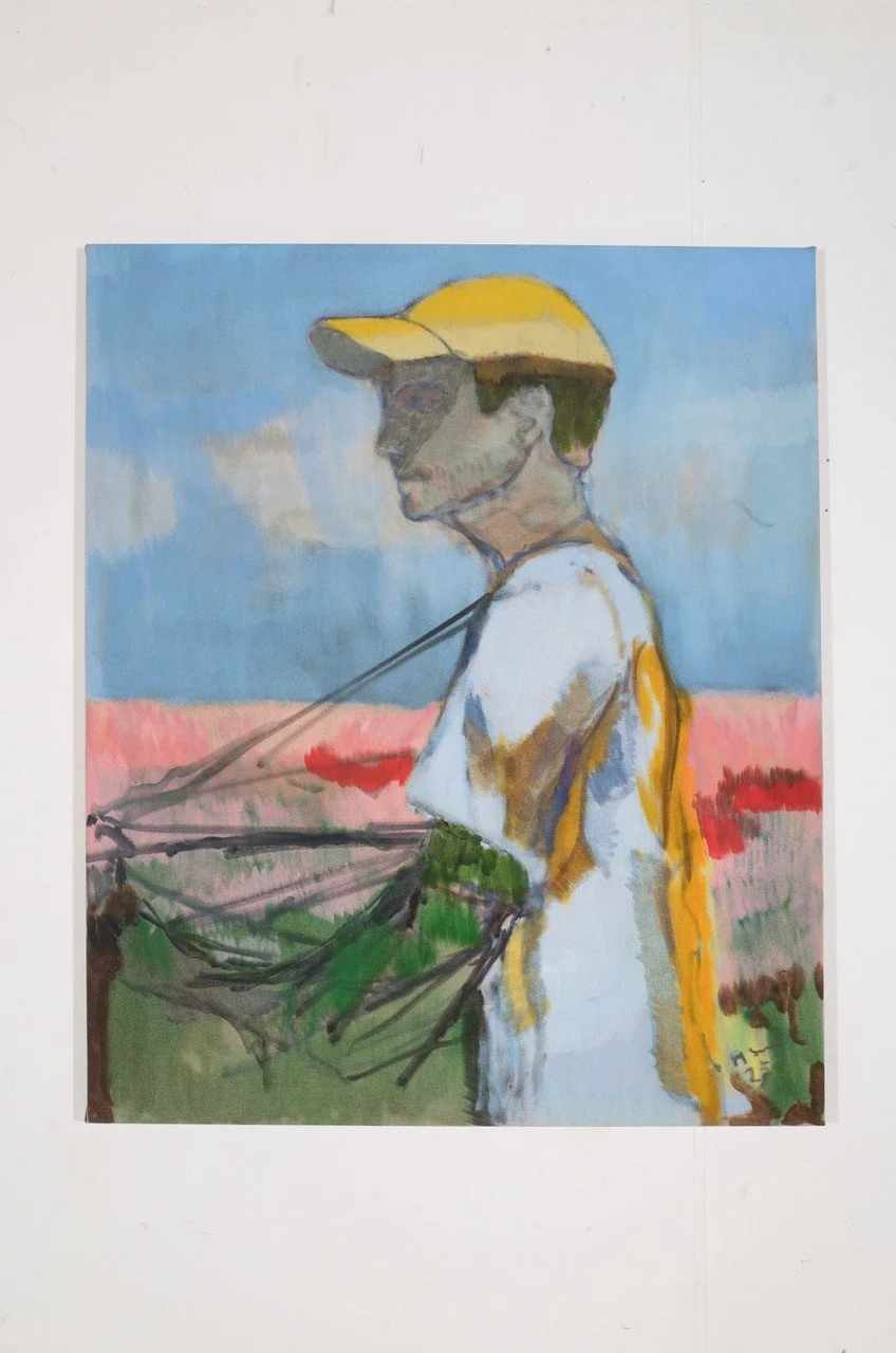 Enter Art Fair: Yellow Cap (Sport Figure) by Morten Slettemeås
