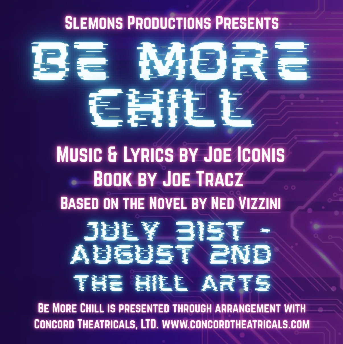 Slemons Productions Presents: Be More Chill