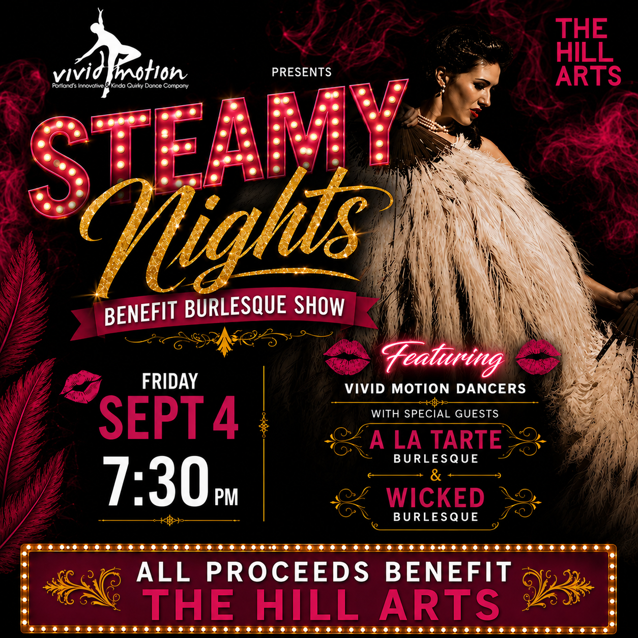 Steamy Nights Annual Benefit for The Hill Arts