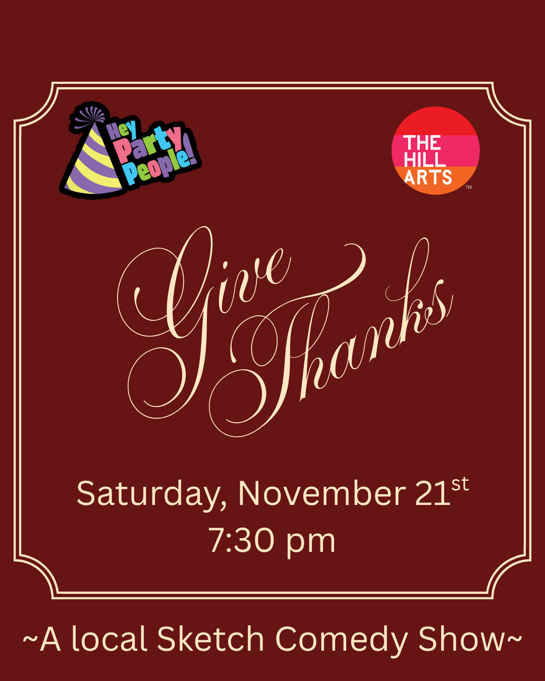 Hey Party People! Presents: Give Thanks!