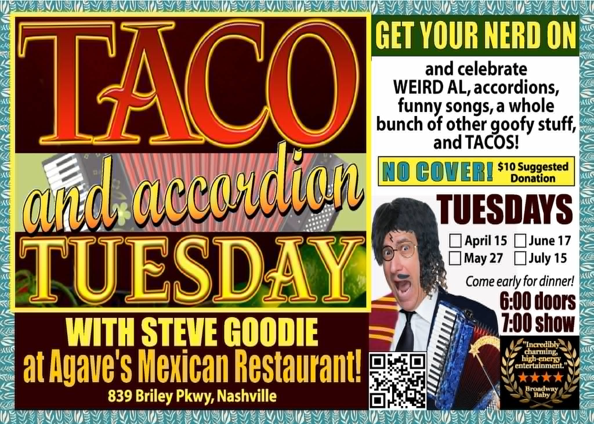 TACO and accordion TUESDAY