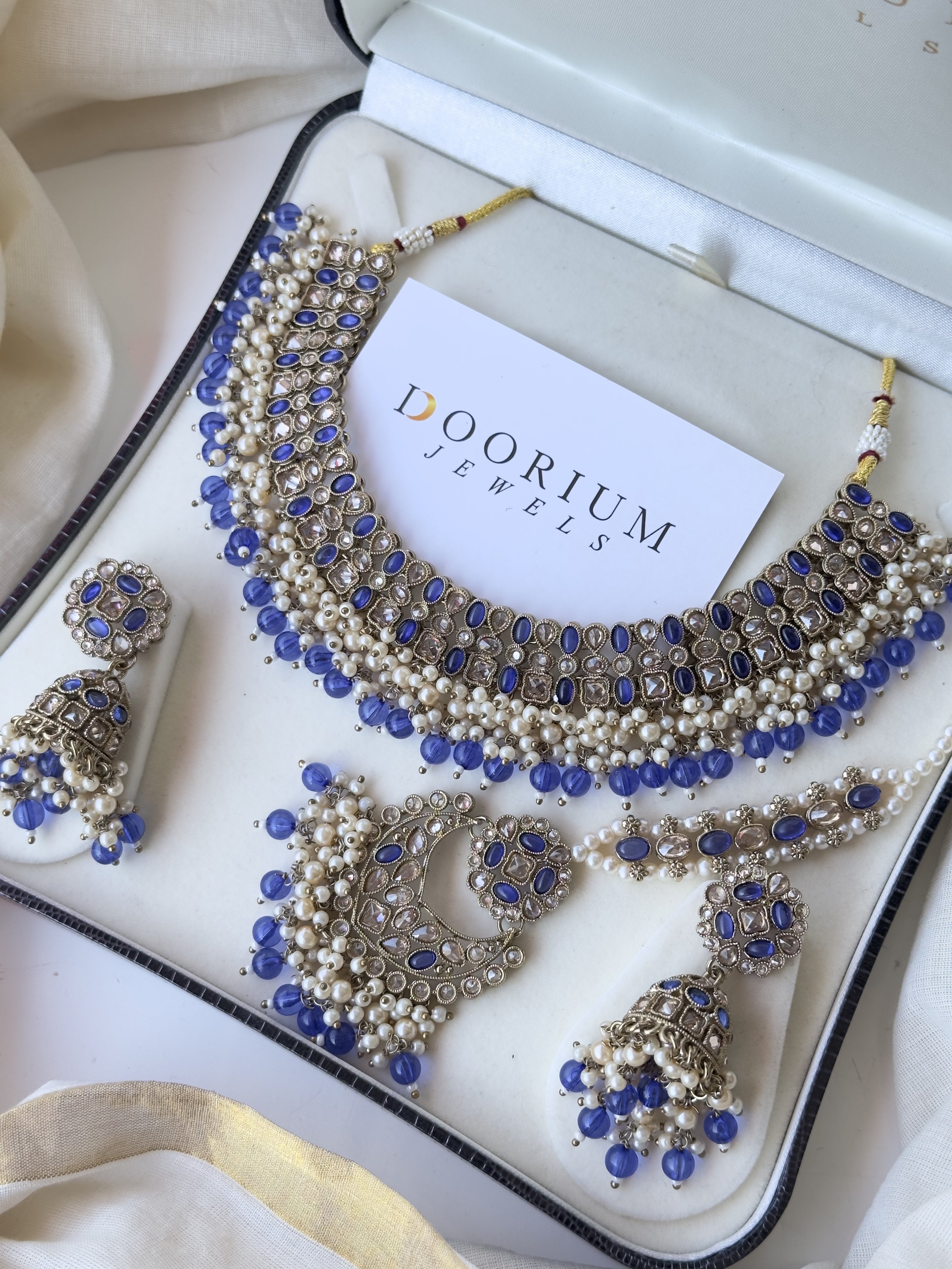 Blue Necklace set