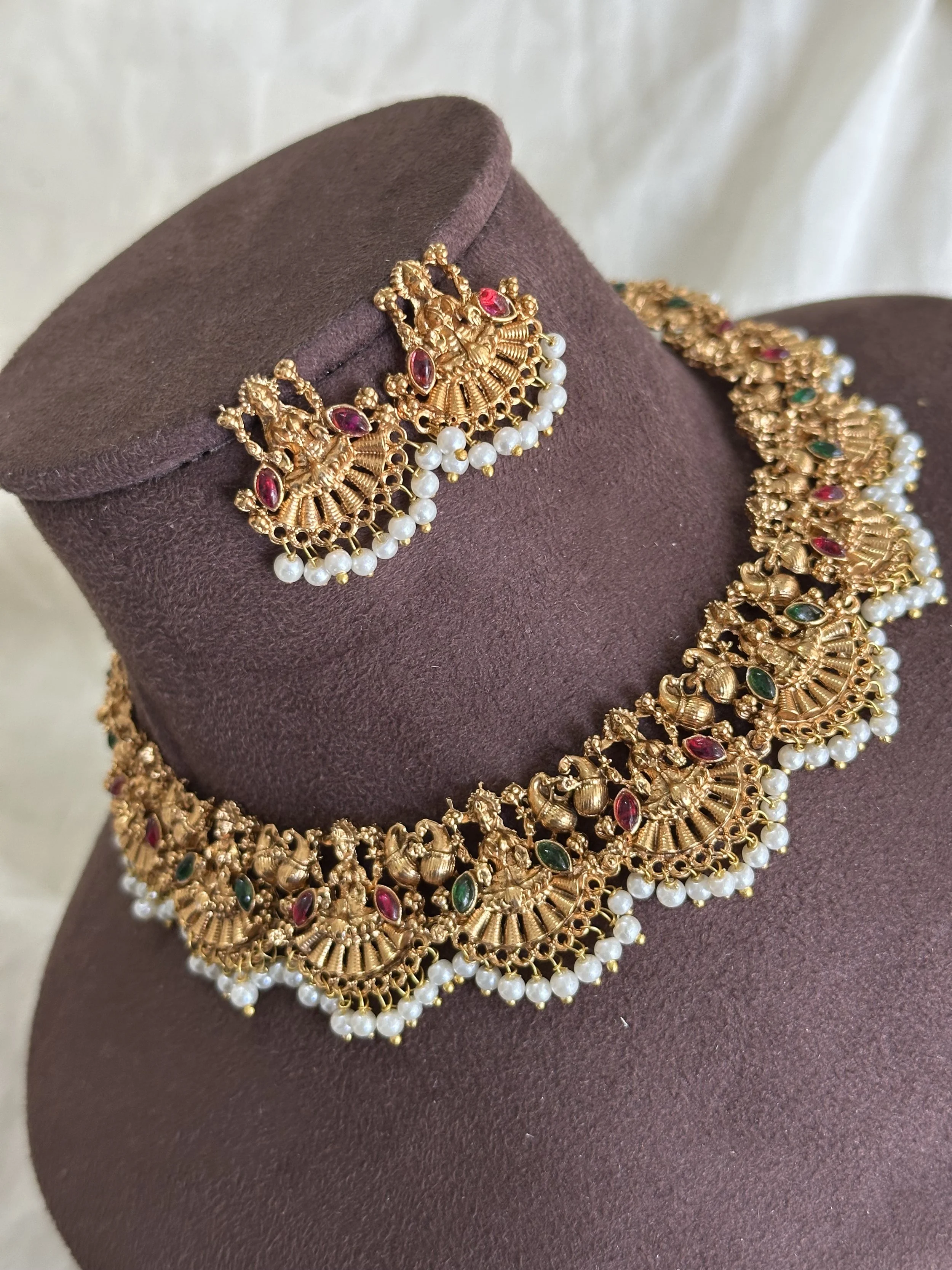 Peacock and Lakshmi flexible set