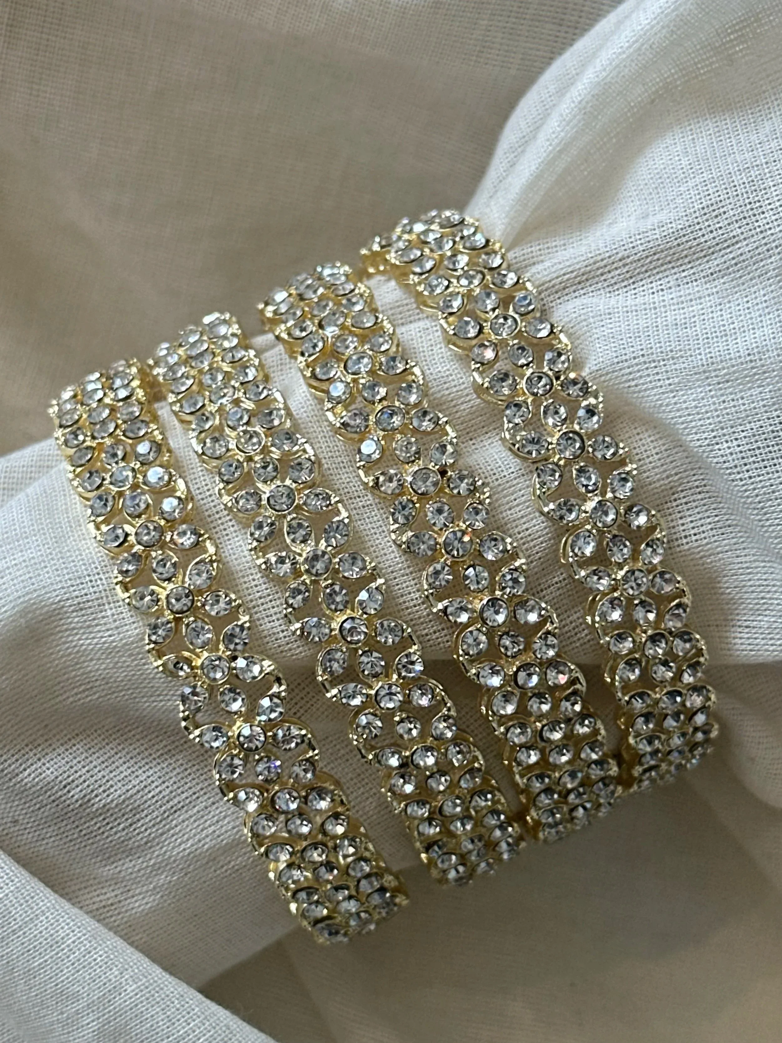 AD gold bangles