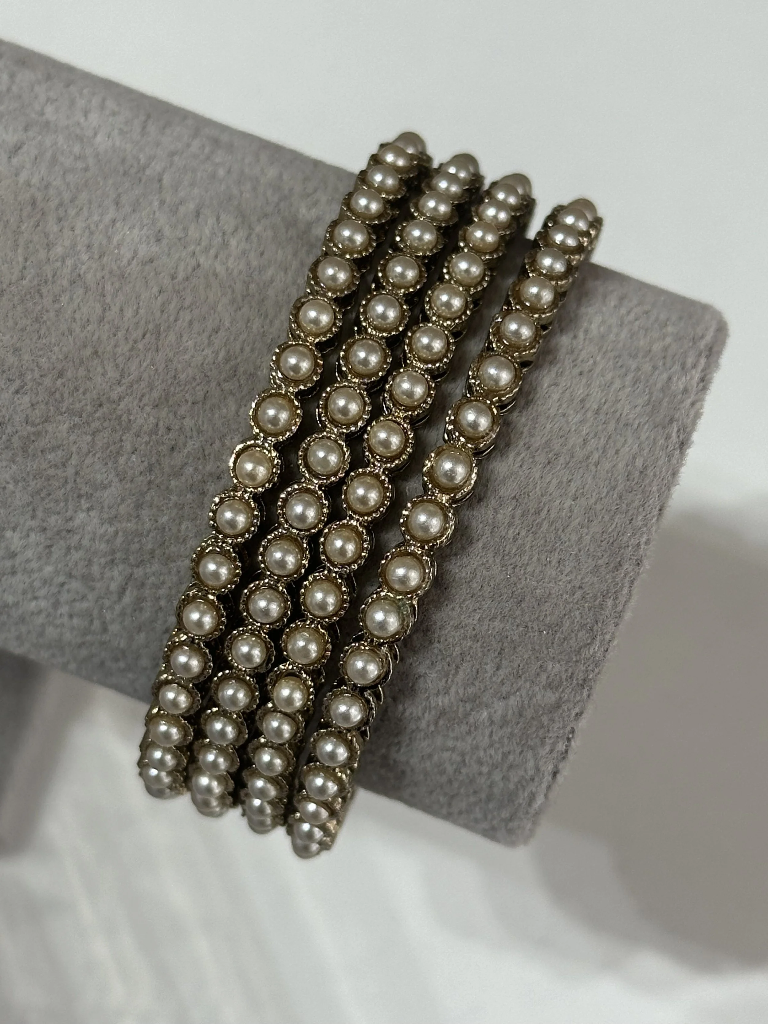 Antique pearl bangle