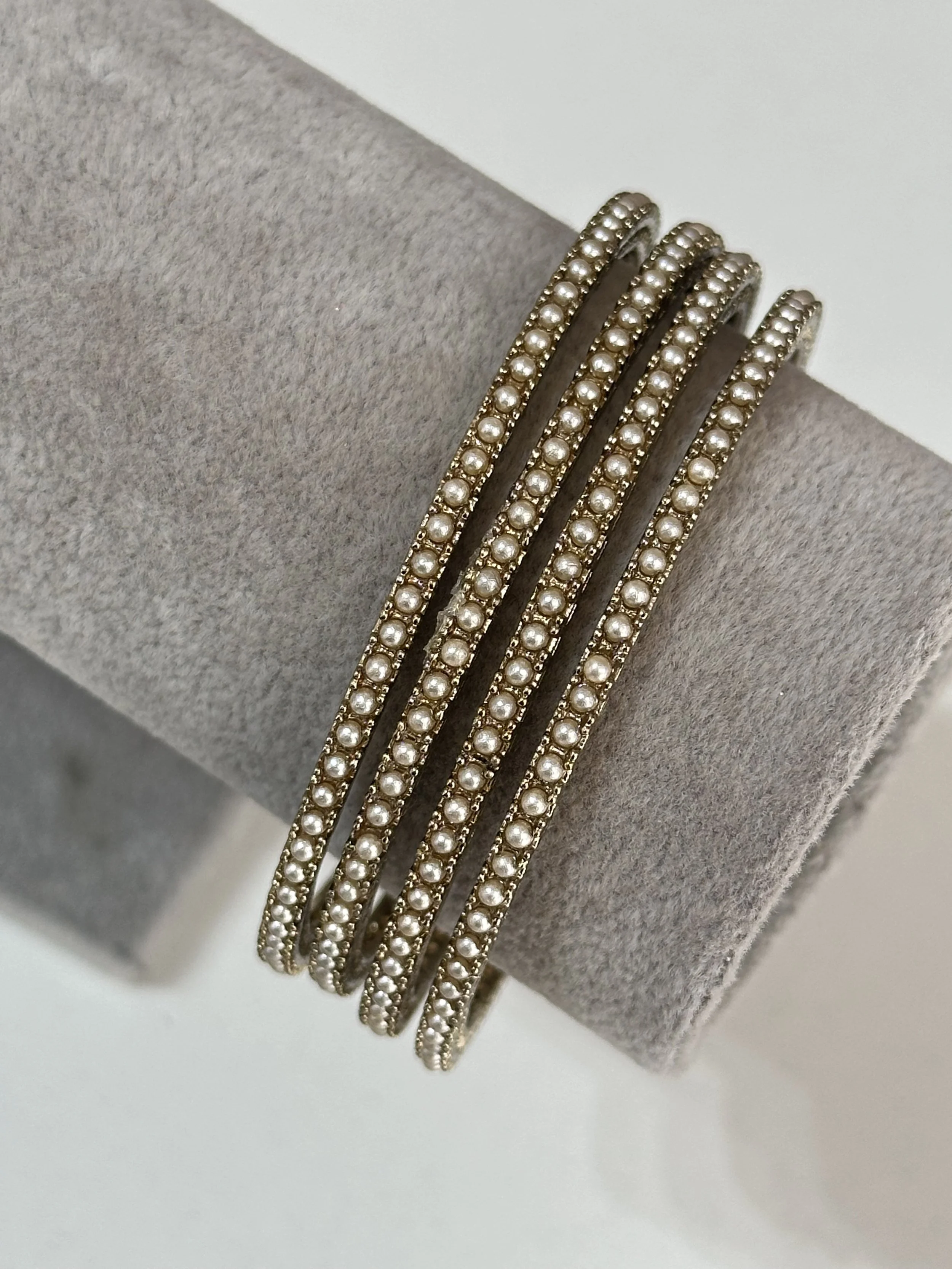 Ivory pearl bangle