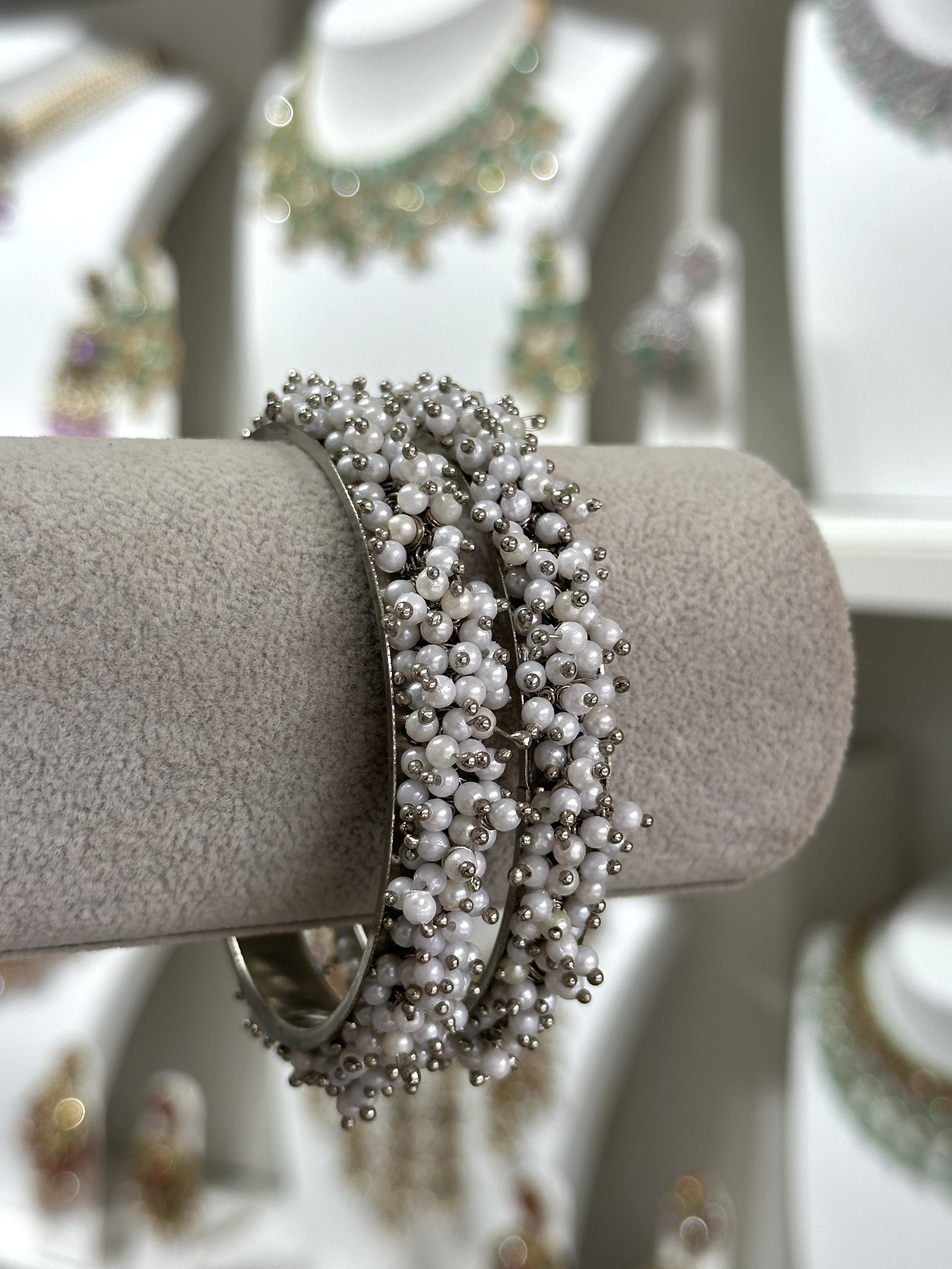 Silver Gajra bangle