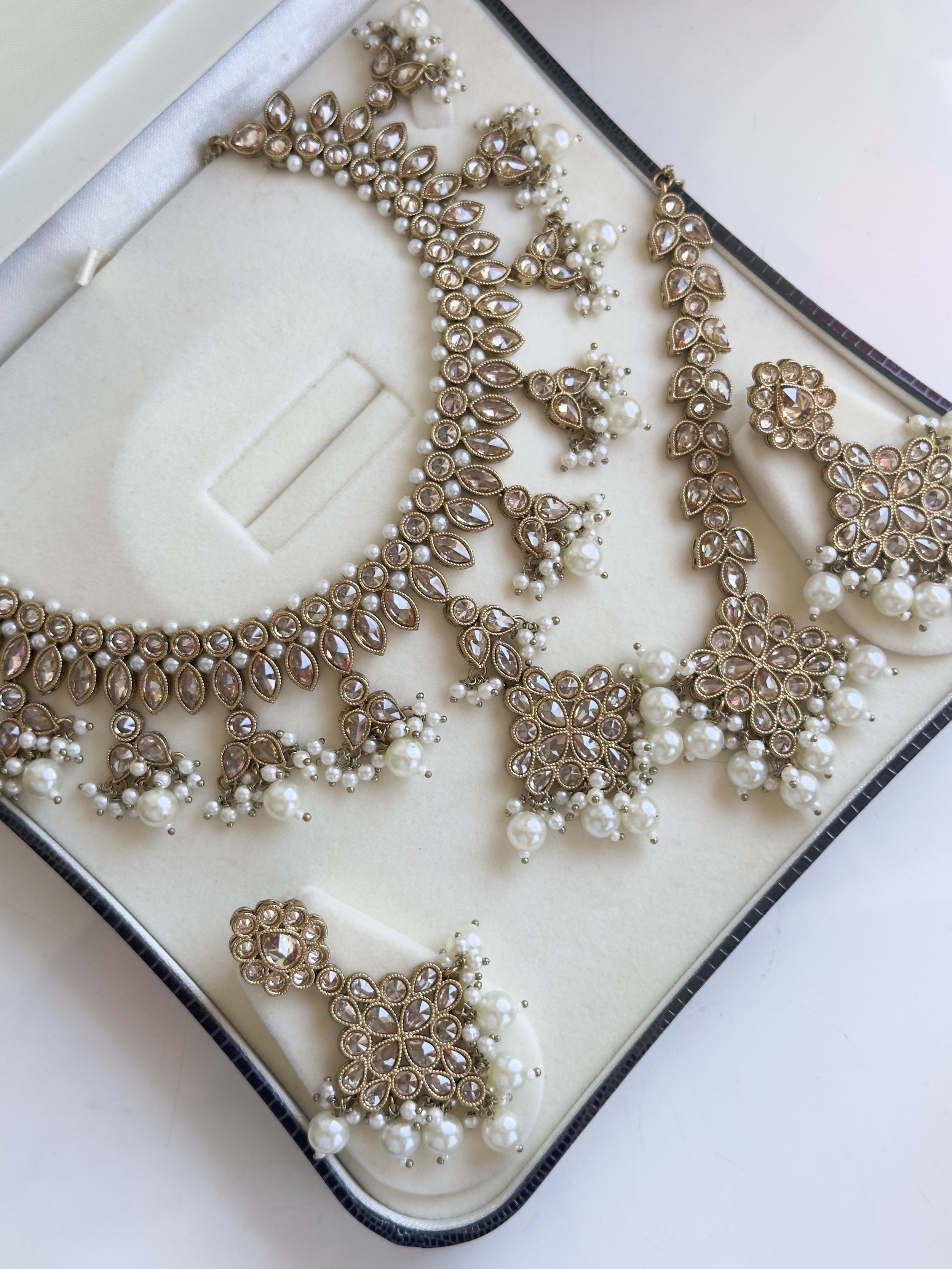 Polki flexible necklace set