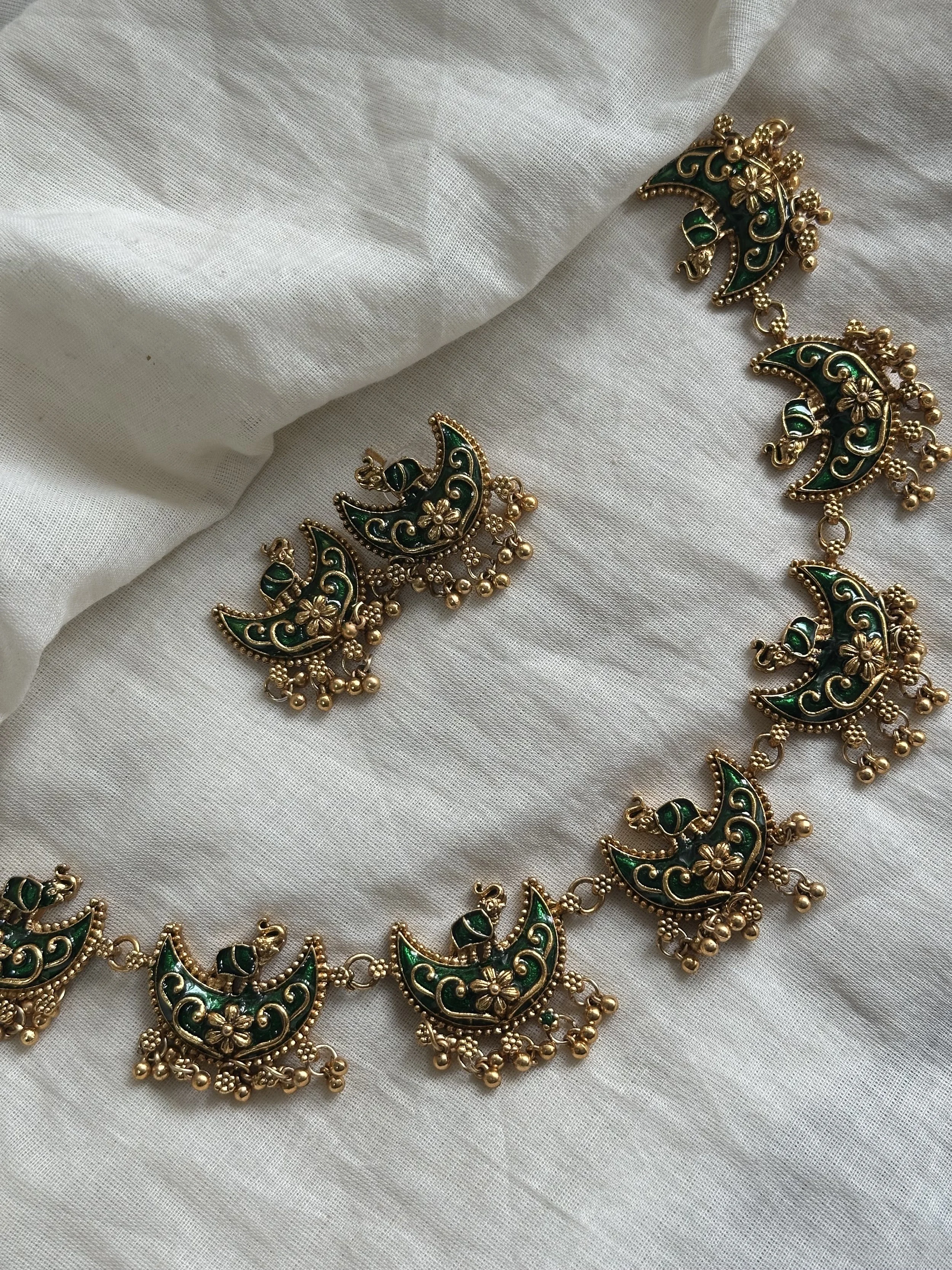 Mini green elephant set