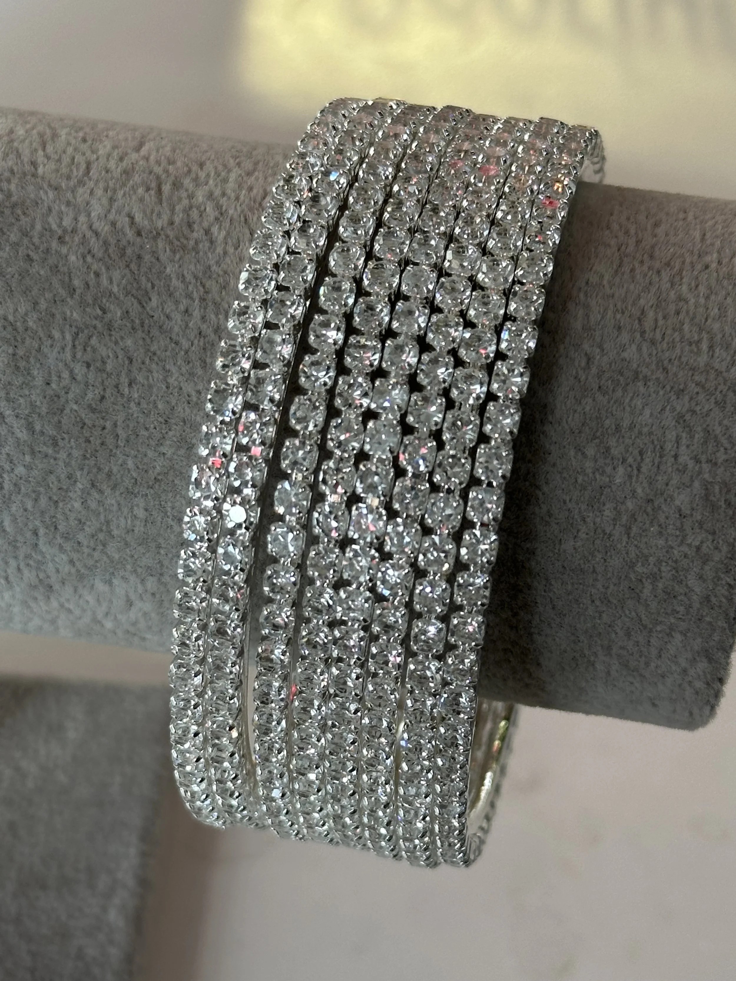 Silver AD bangles