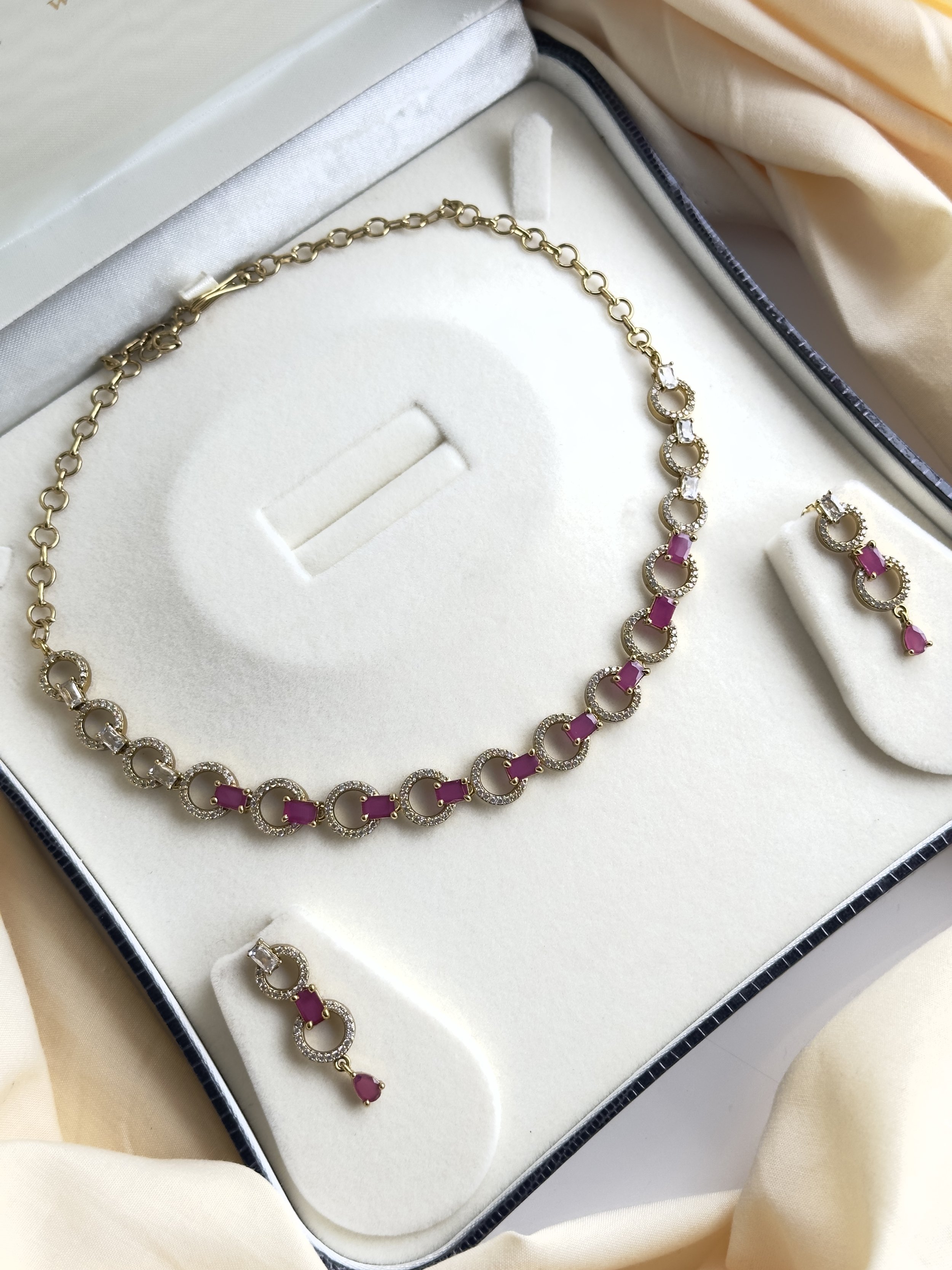 Mini Ad set in rose