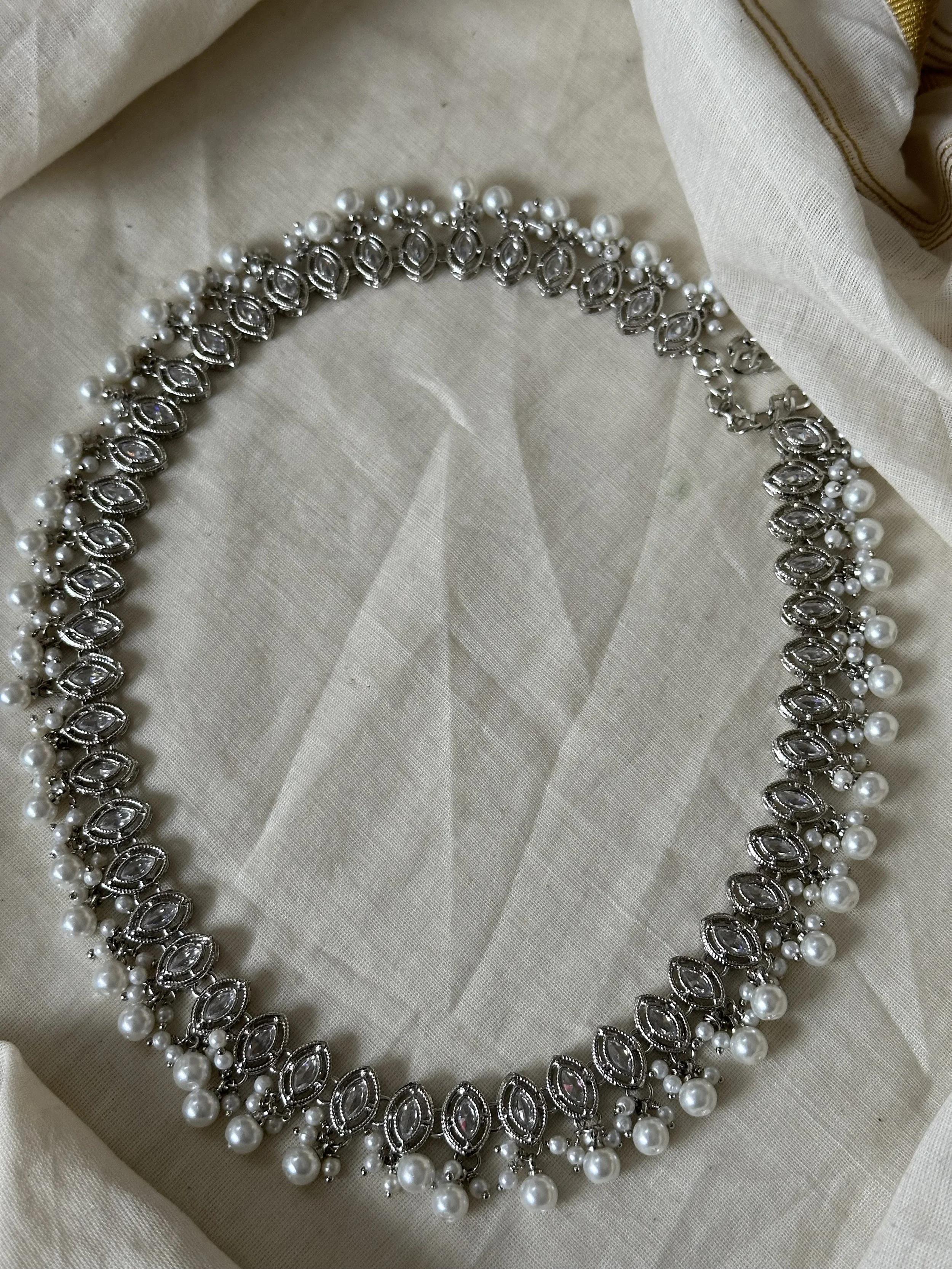 Silver Pearl Waitchain