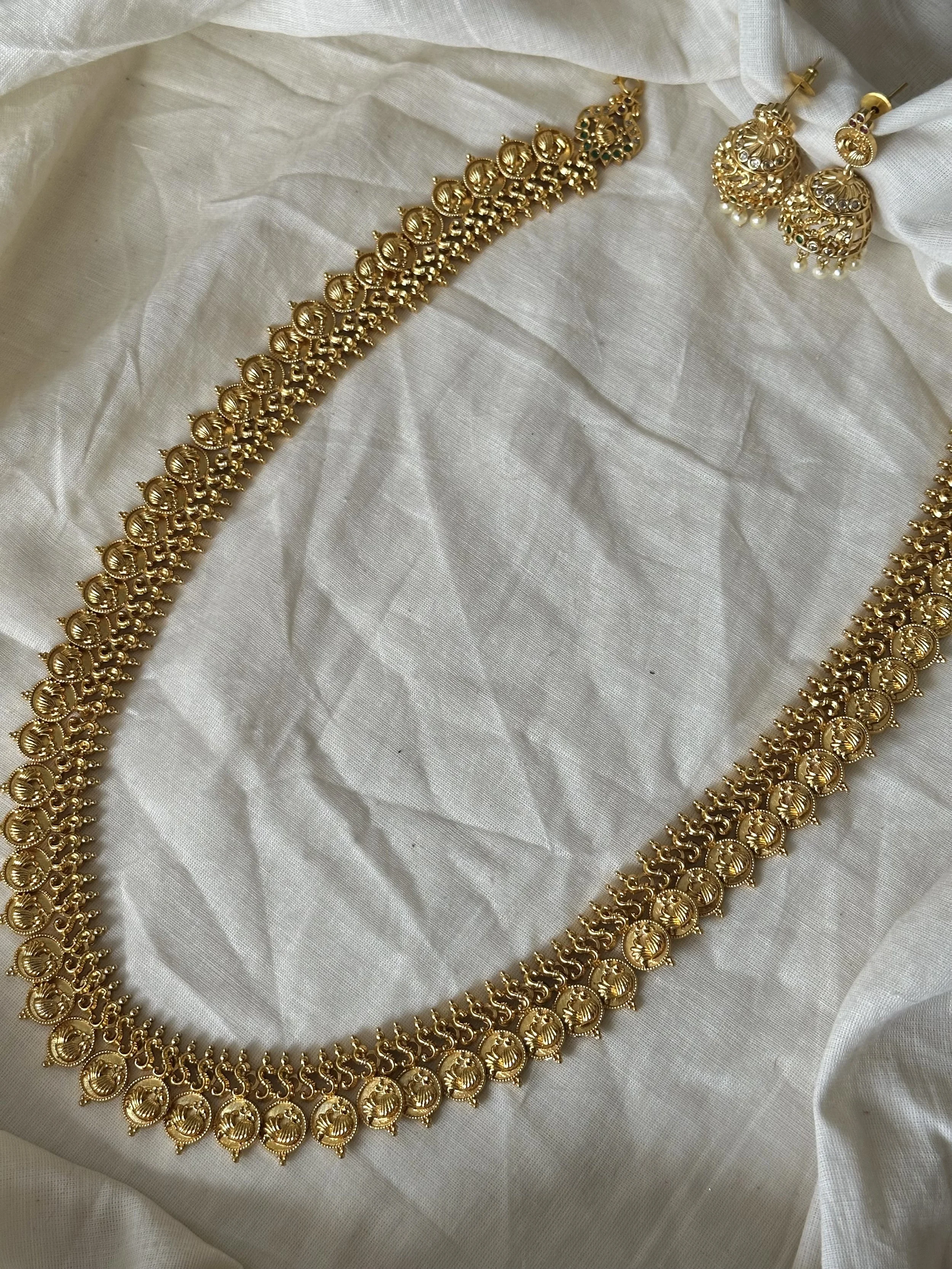 Kasu mala jhumka set